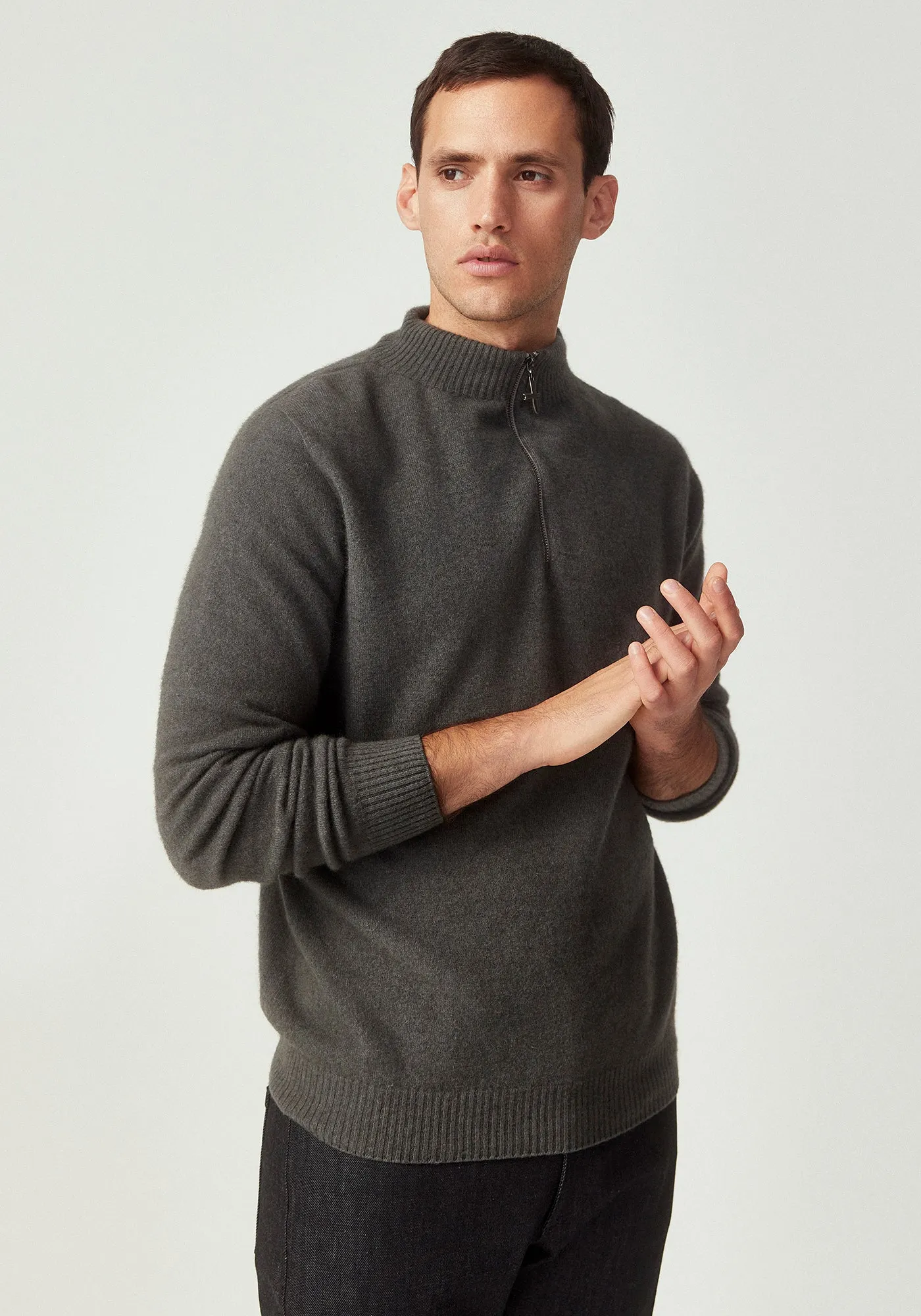 Cassum Half Zip Sweater - Thunder sold by Untouched World