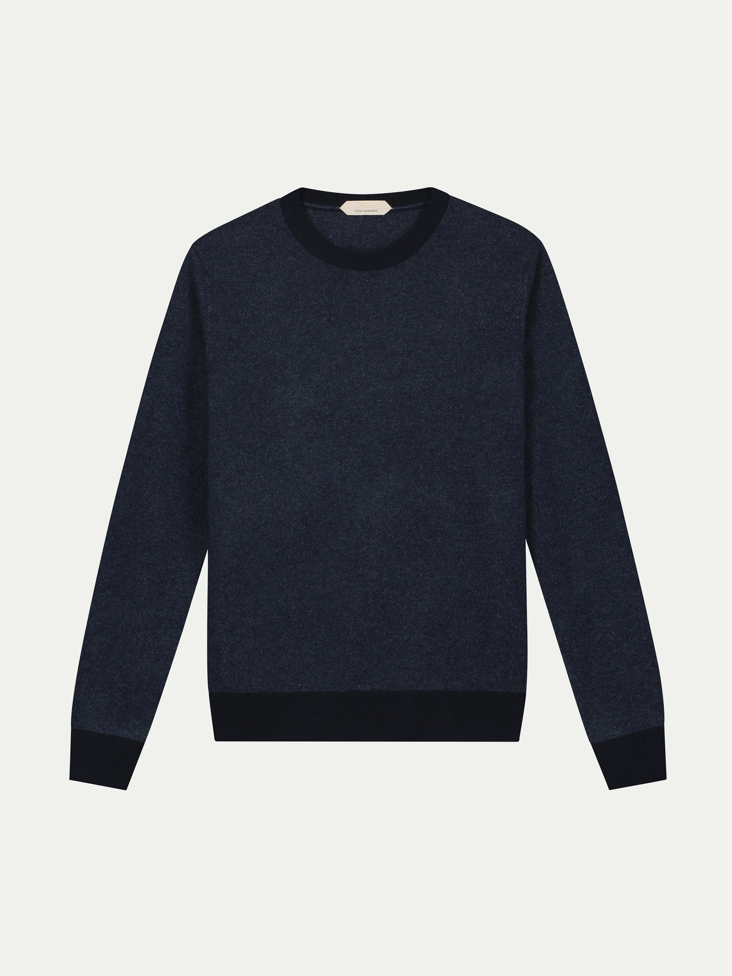 Navy Jaquard Crew sold by Aurelien
