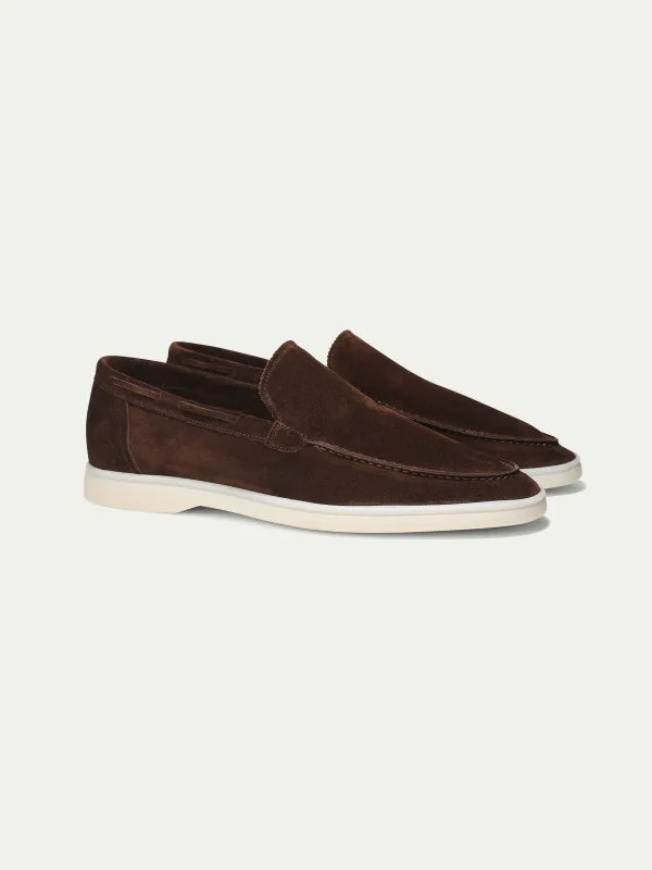 Chocolate Yacht Loafers made by Aurelien