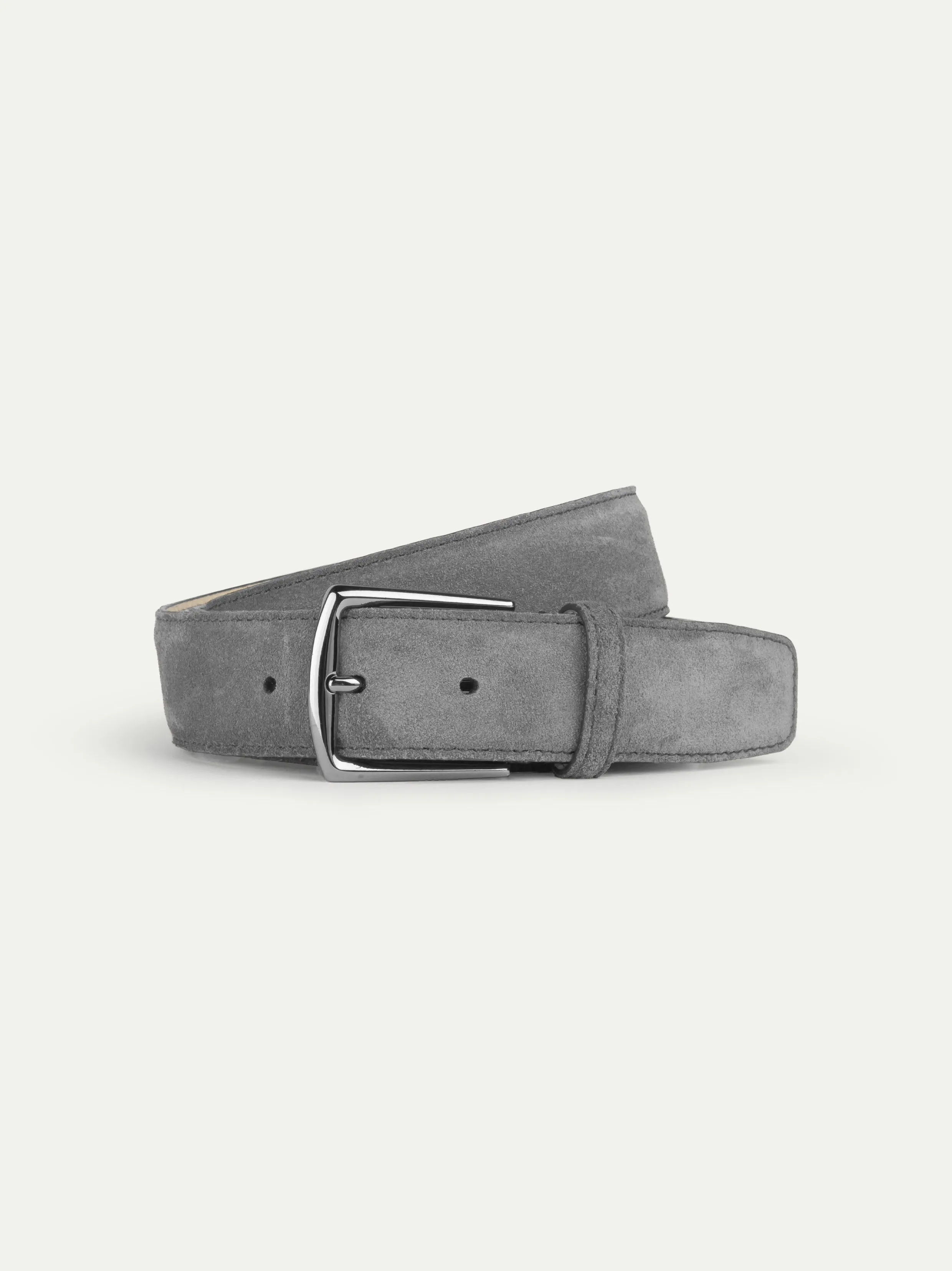 Grey Suede Leather Belt sold by Aurelien