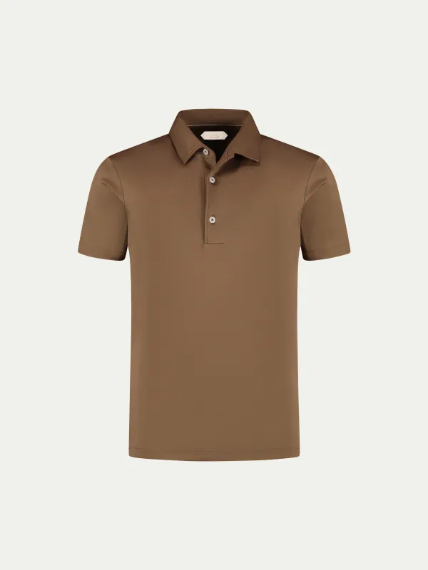 AUR1 Polo Golden Brown made by Aurelien