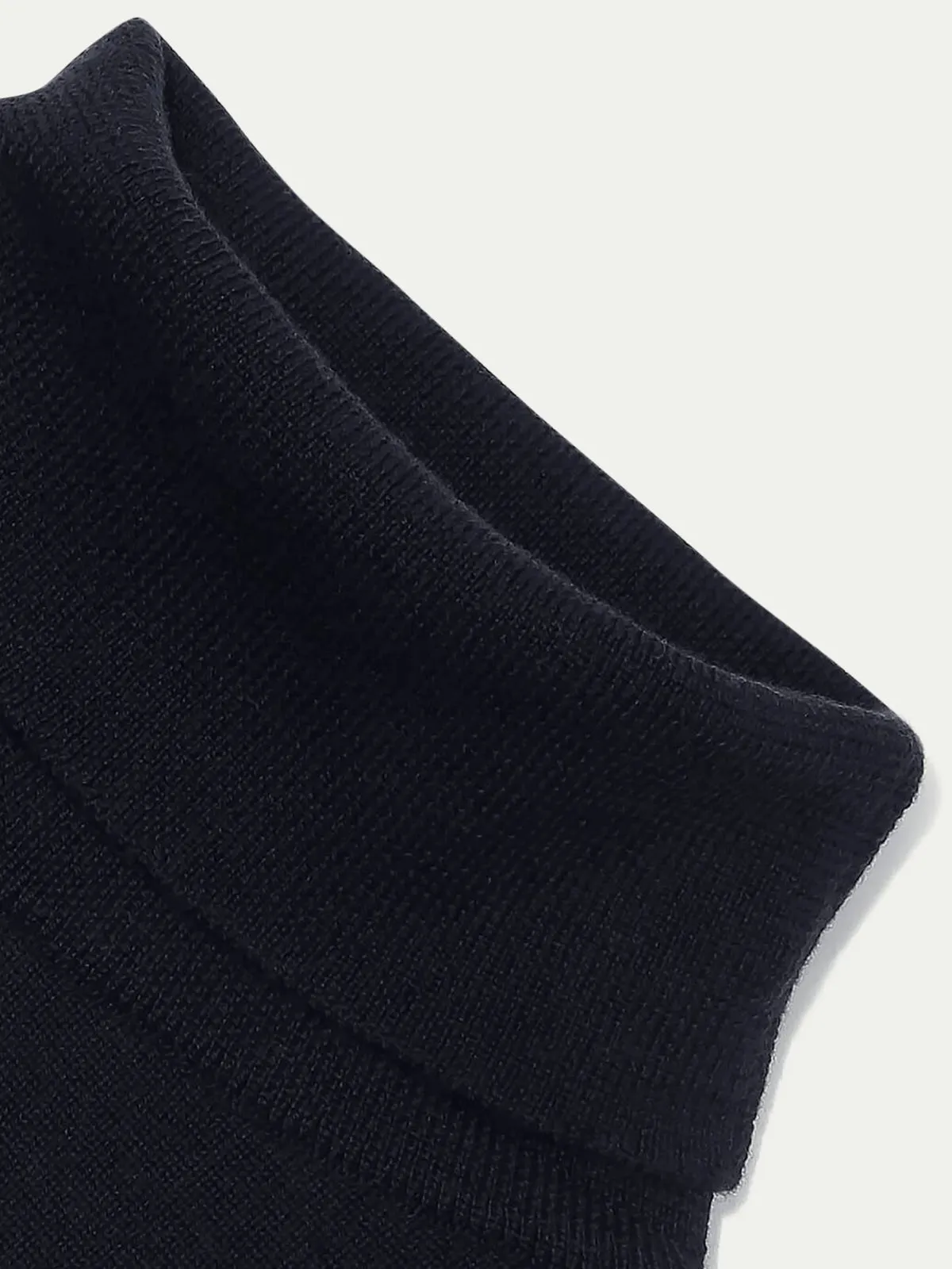 Extrafine Merino Rollneck Navy sold by Aurelien product image thumbnail 4