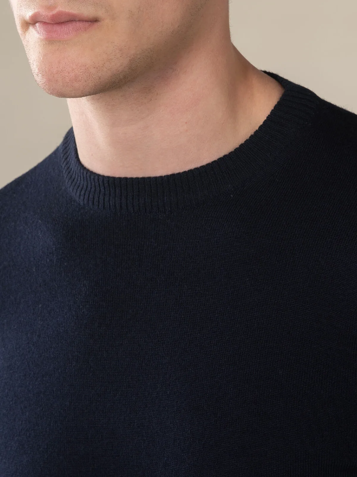 AUR1 Sweater Navy sold by Aurelien product image thumbnail 3