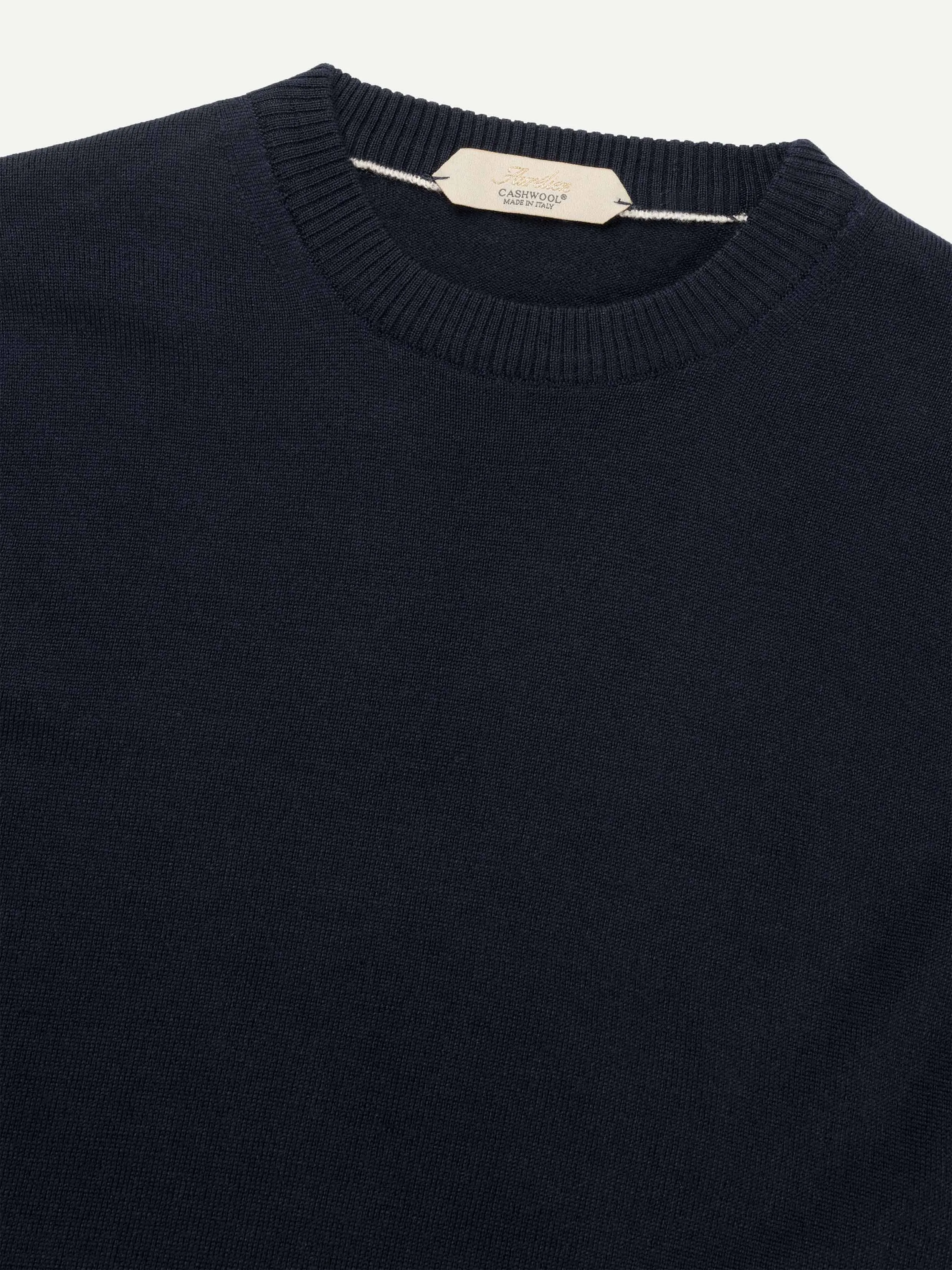 AUR1 Sweater Navy sold by Aurelien product image thumbnail 4
