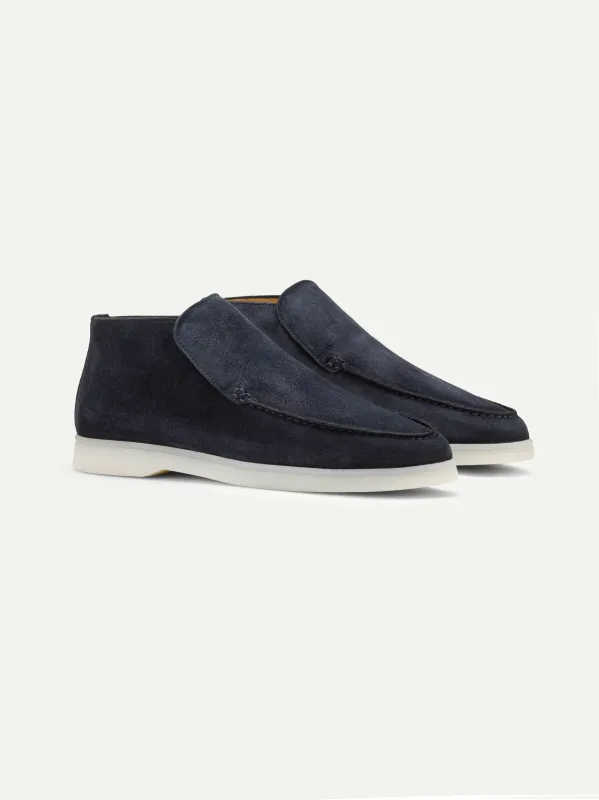 Lady Navy City Loafer made by Aurelien