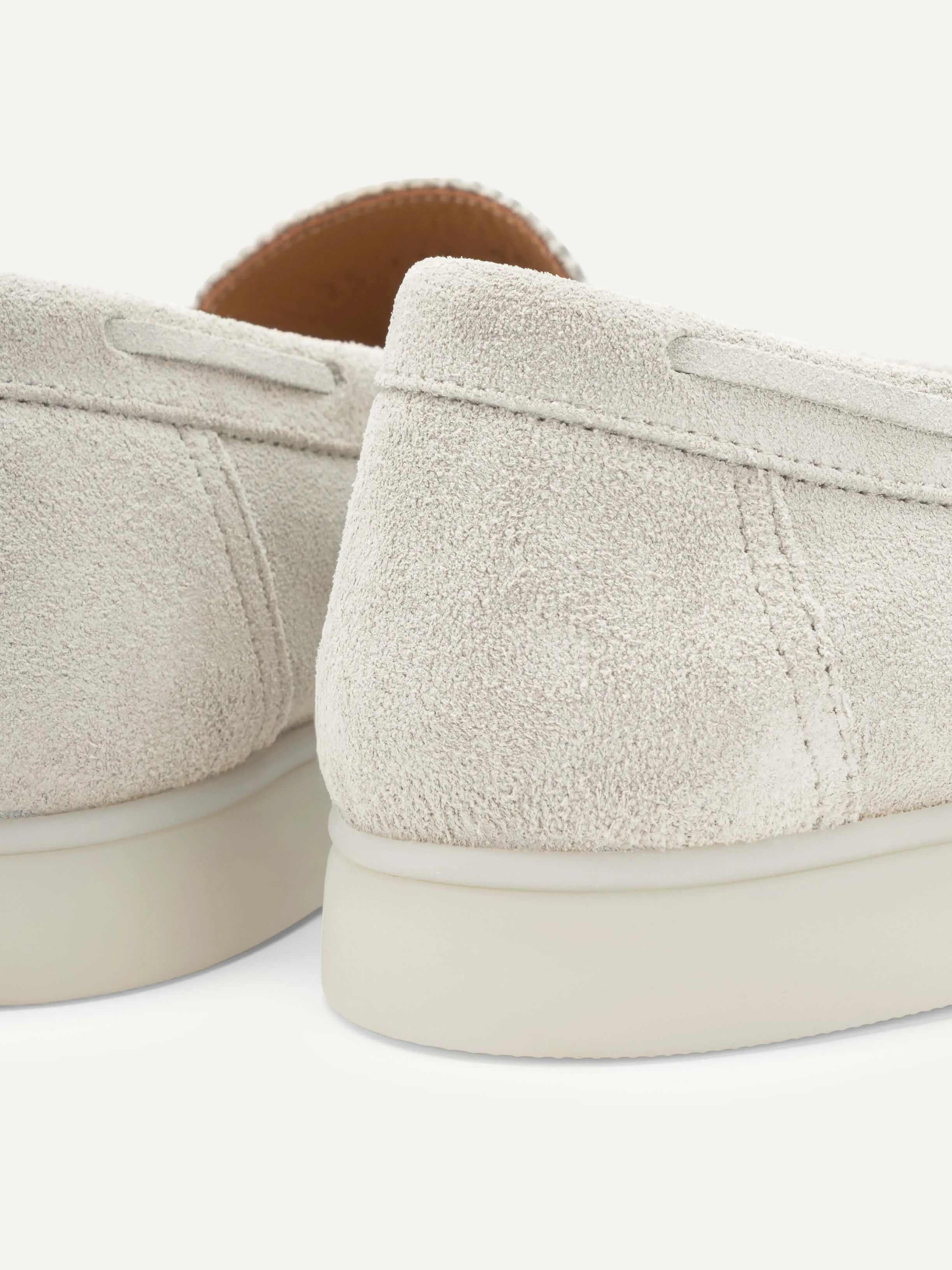 Lady Light Grey Yacht Loafers sold by Aurelien product image thumbnail 3