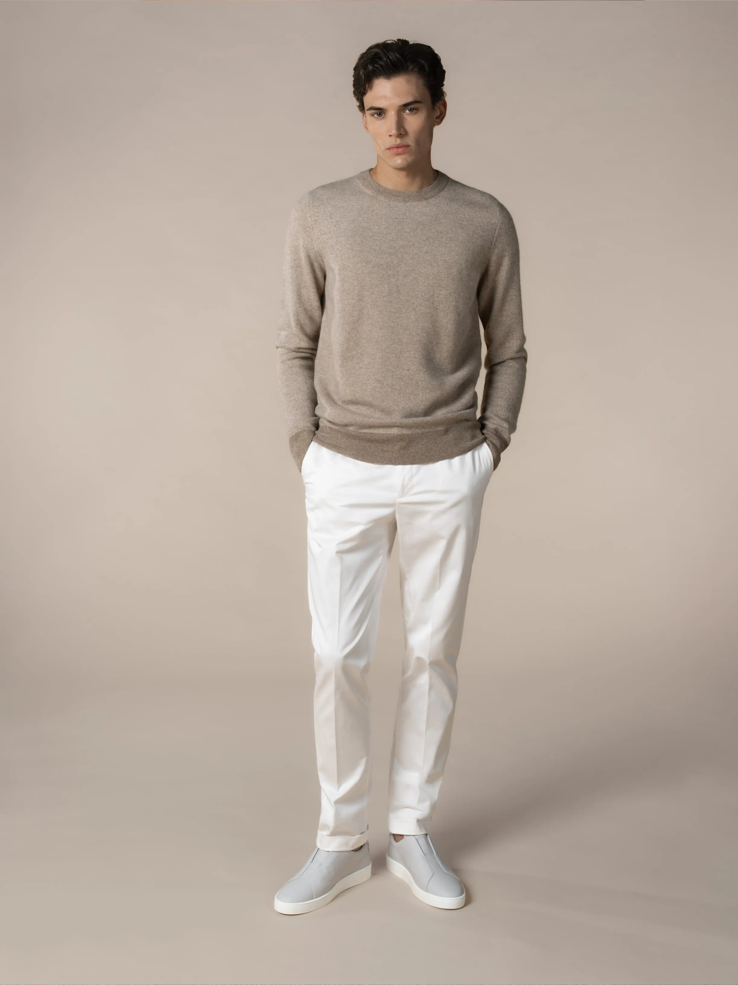 Greige Jaquard Crew sold by Aurelien product image thumbnail 5