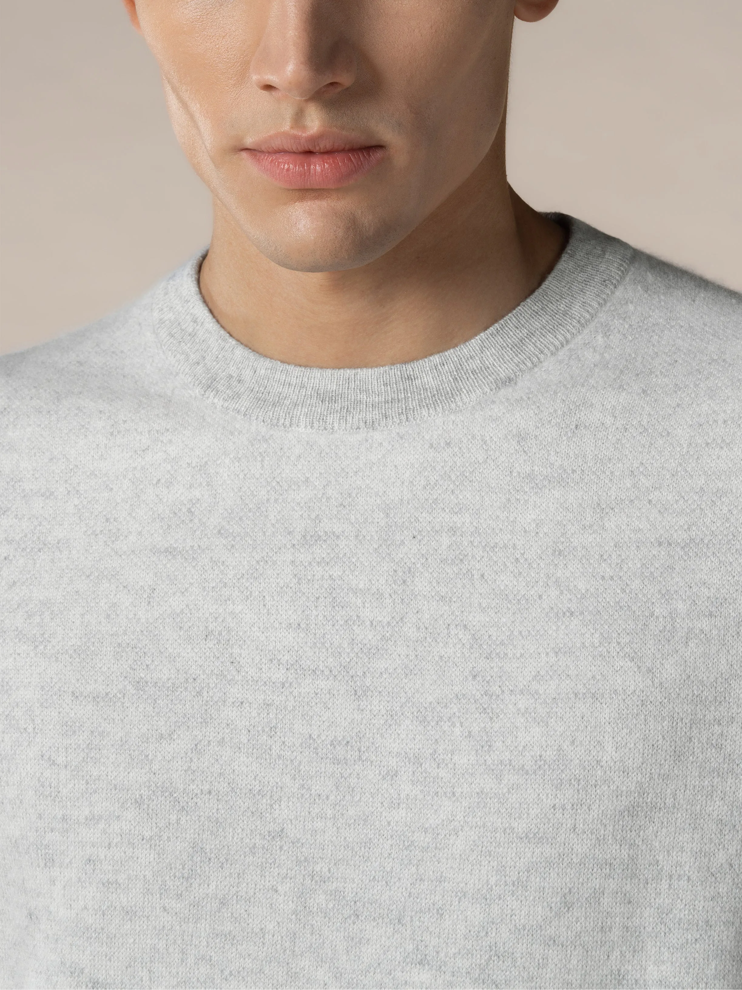 Light Grey Jaquard Crew sold by Aurelien product image thumbnail 2