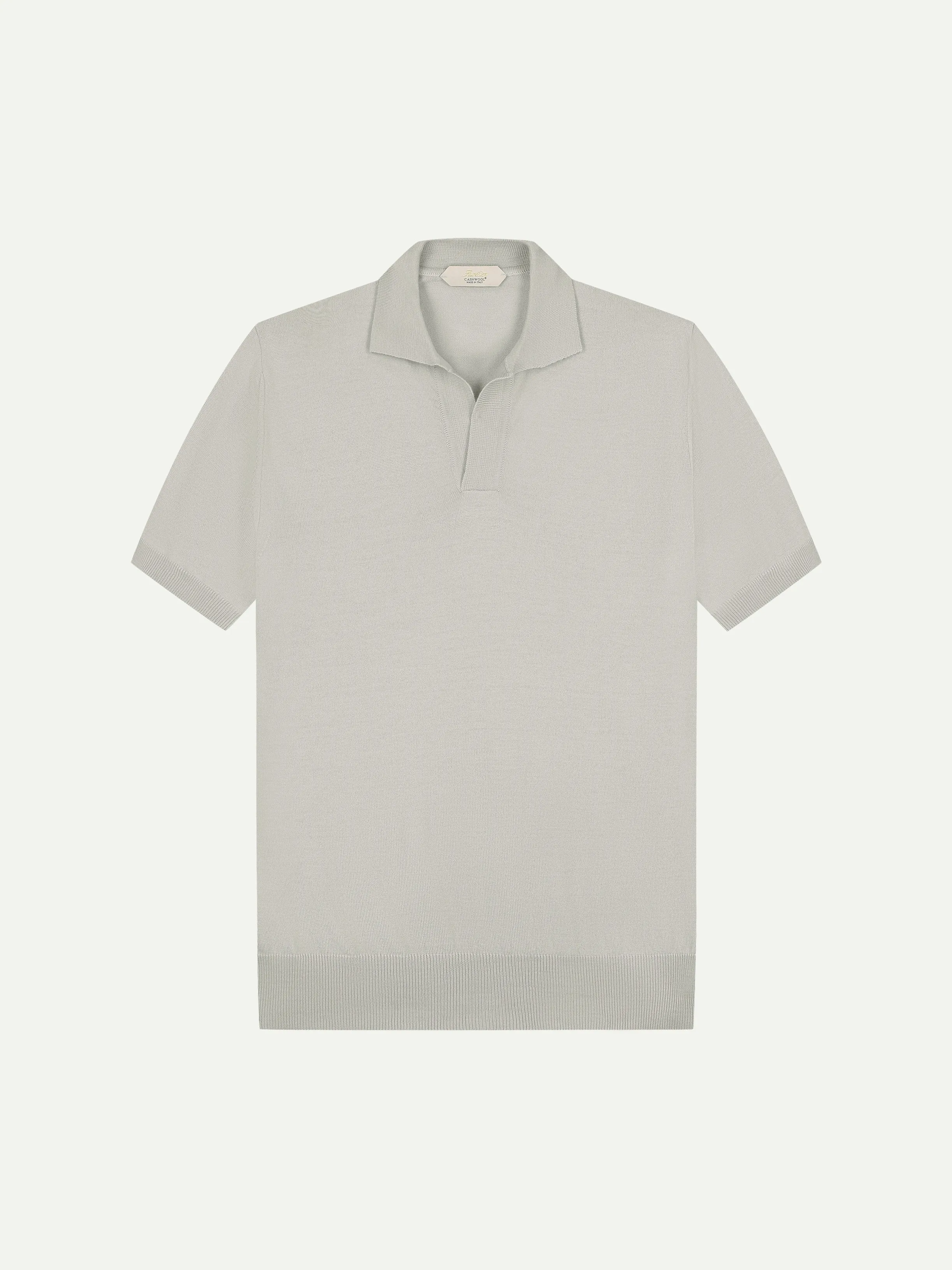 Shortsleeve Buttonless Polo Classic Grey sold by Aurelien
