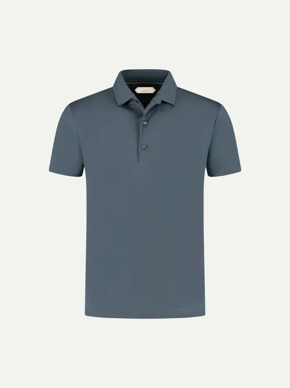 AUR1 Polo Steel Blue made by Aurelien