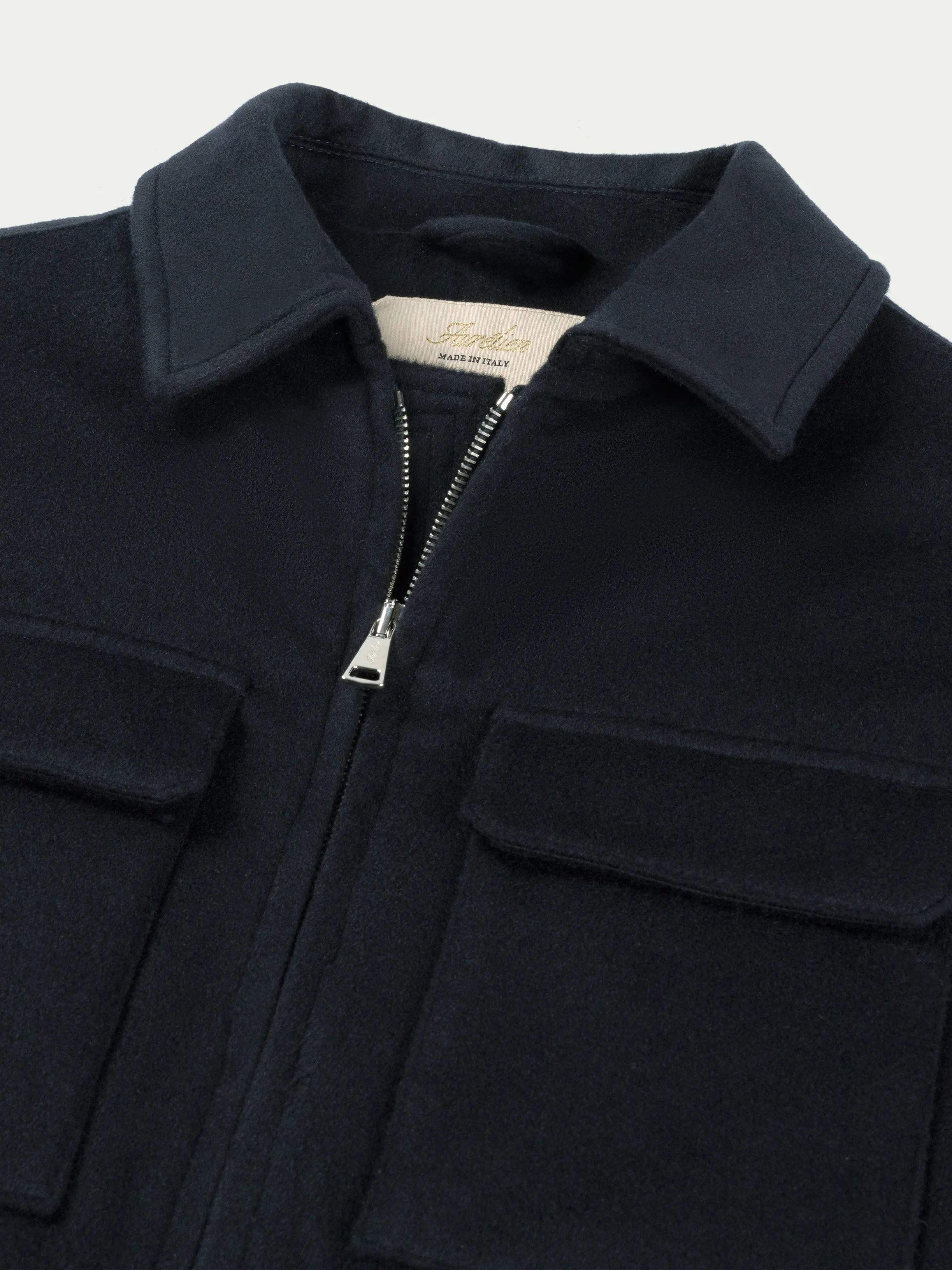 Navy City Bomber Jacket sold by Aurelien product image thumbnail 4