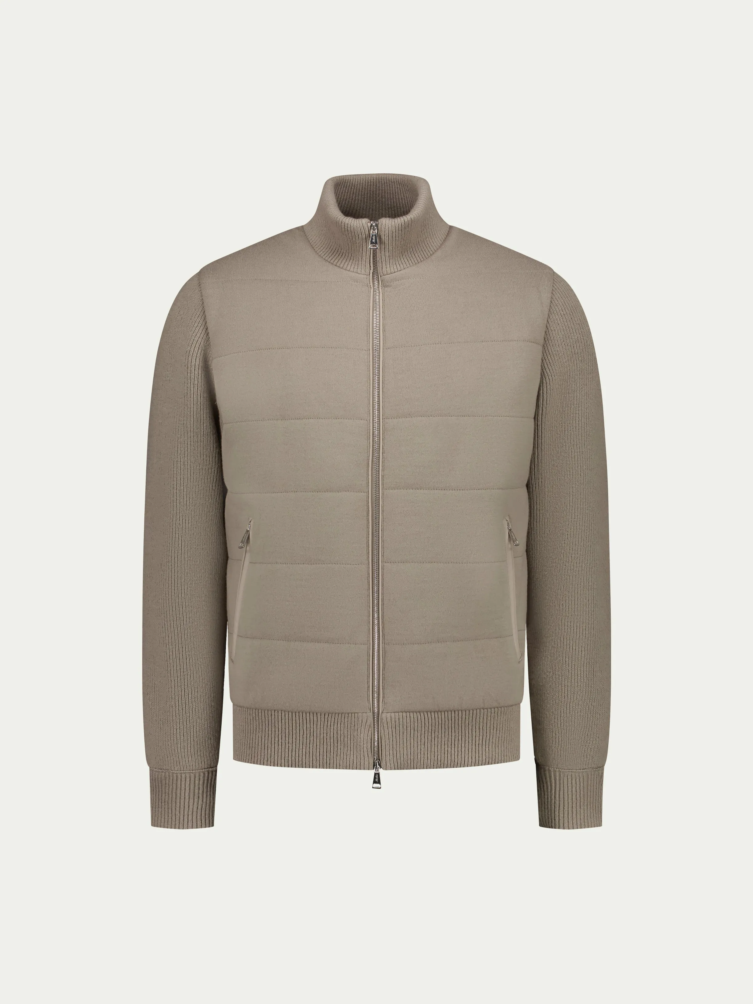 Taupe Urban Knit Jacket sold by Aurelien