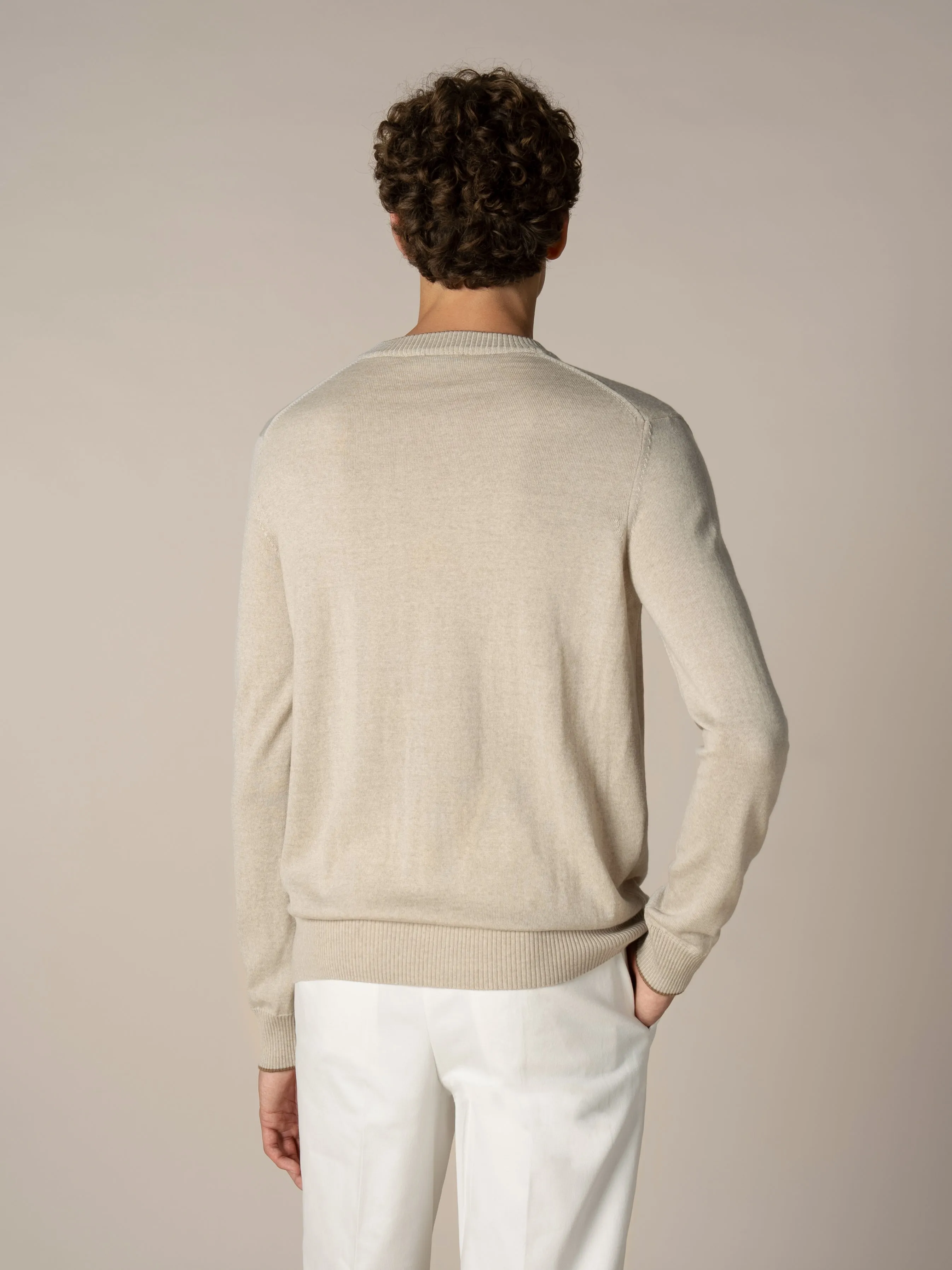 Beige Two Tone City Crew sold by Aurelien product image thumbnail 5