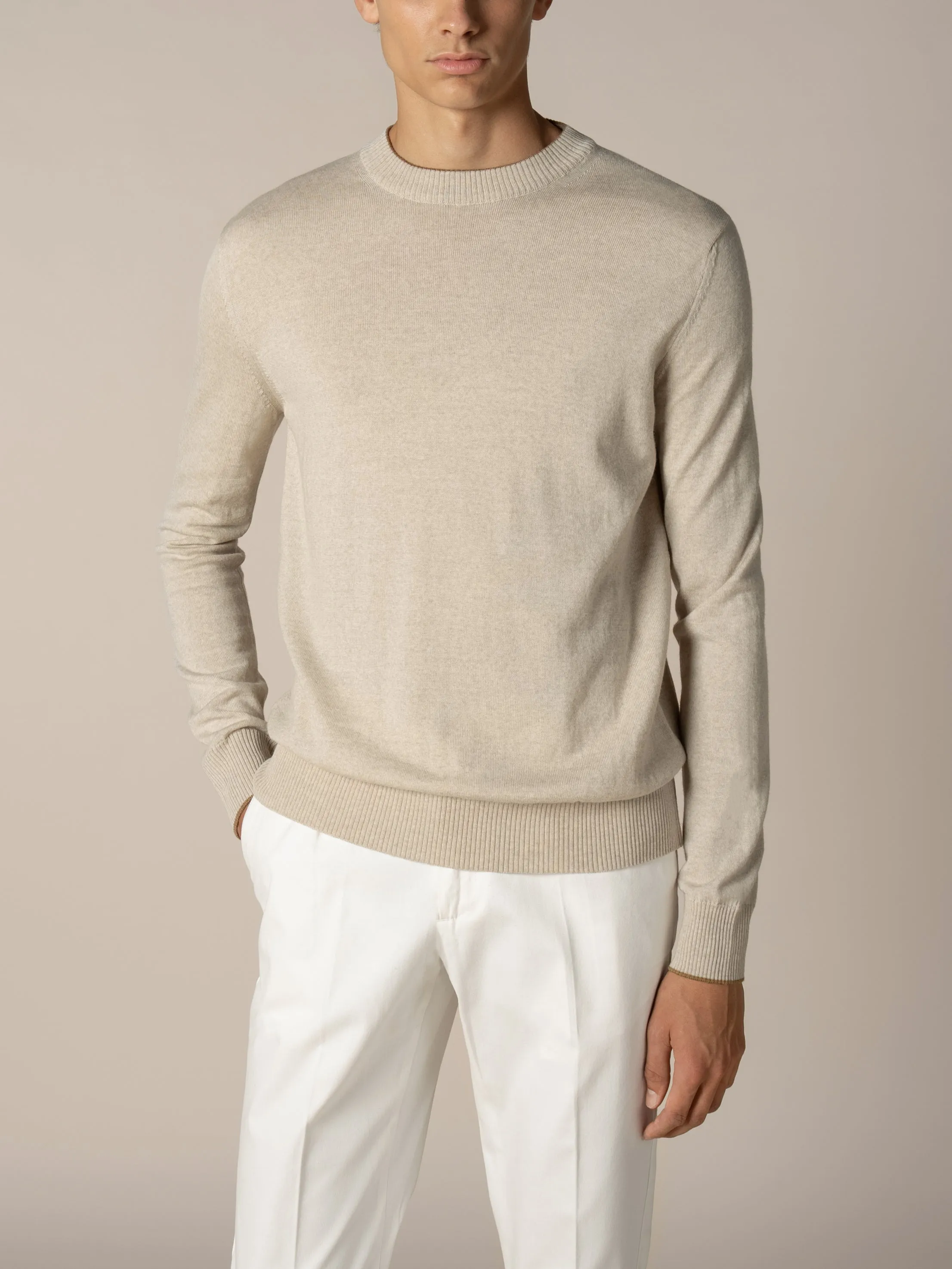 Beige Two Tone City Crew sold by Aurelien product image thumbnail 4