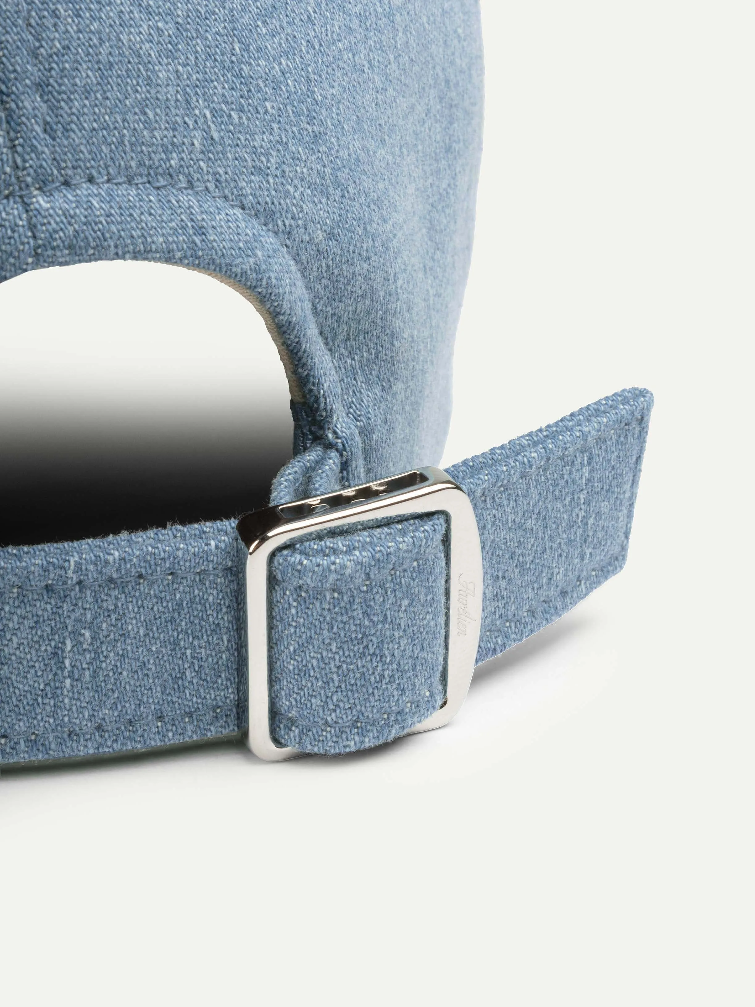 Light Blue Denim Baseball Cap sold by Aurelien product image thumbnail 4