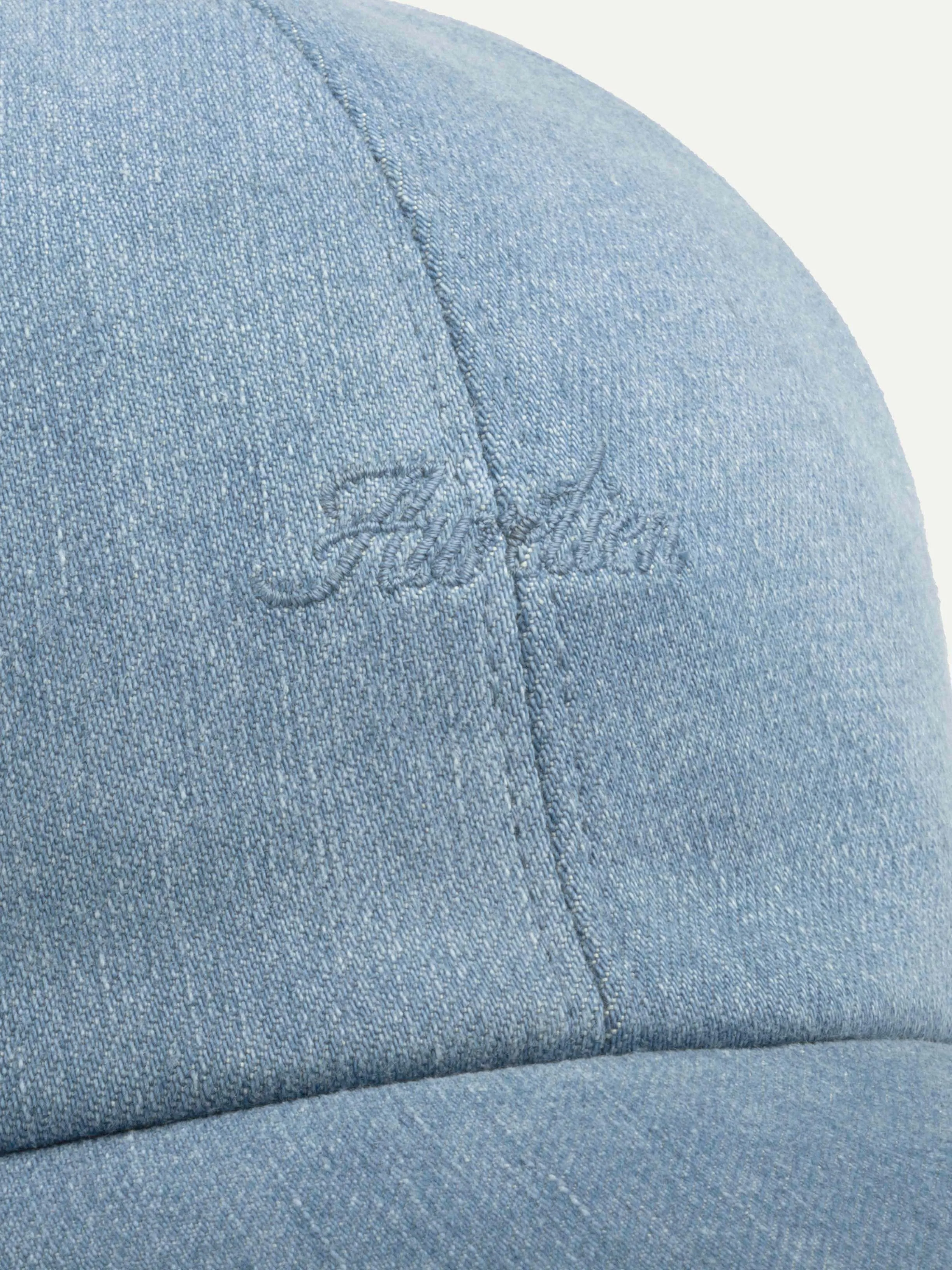 Light Blue Denim Baseball Cap sold by Aurelien product image thumbnail 3