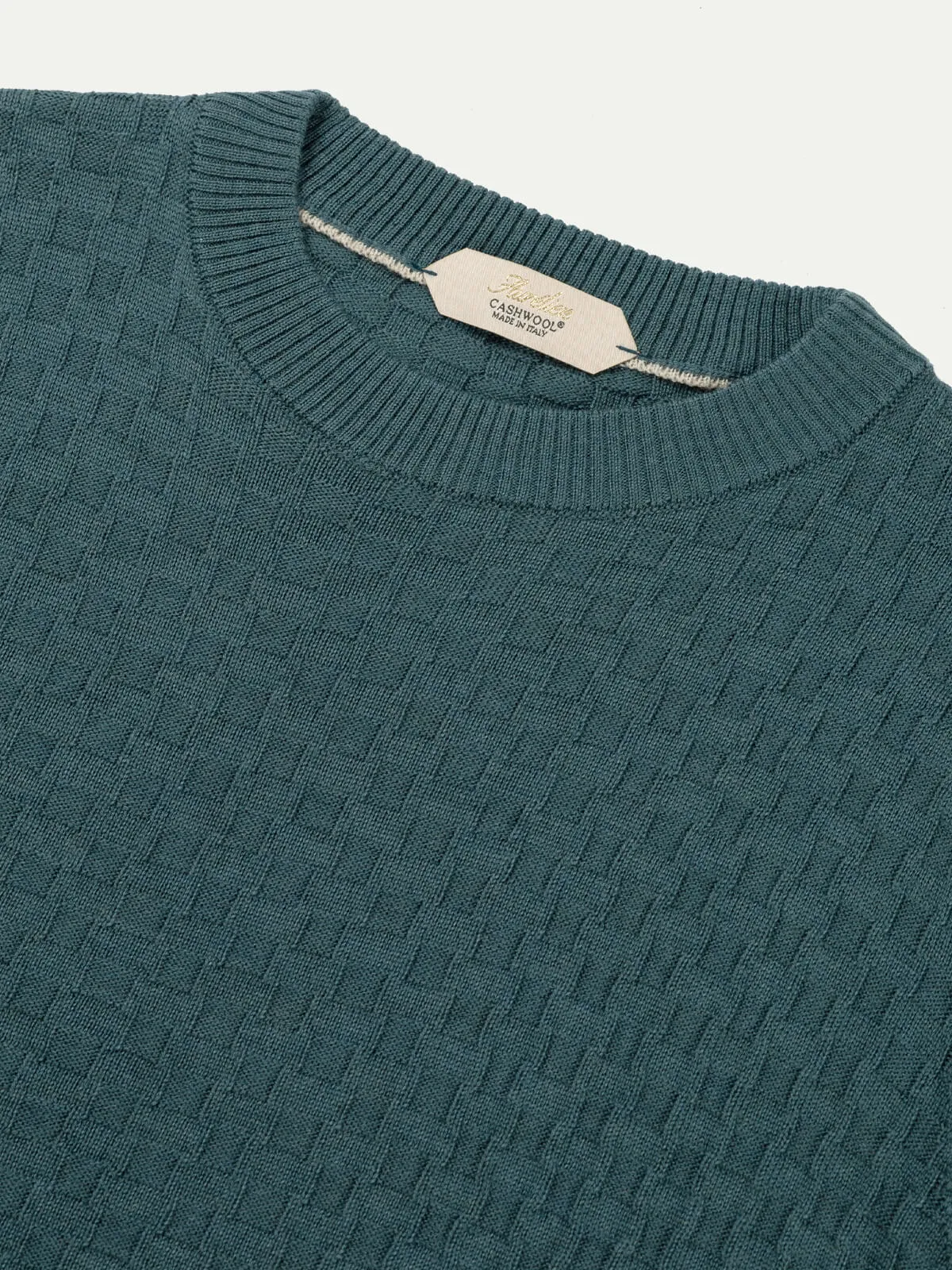 Dark Aquamarine Motif Crew sold by Aurelien product image thumbnail 3