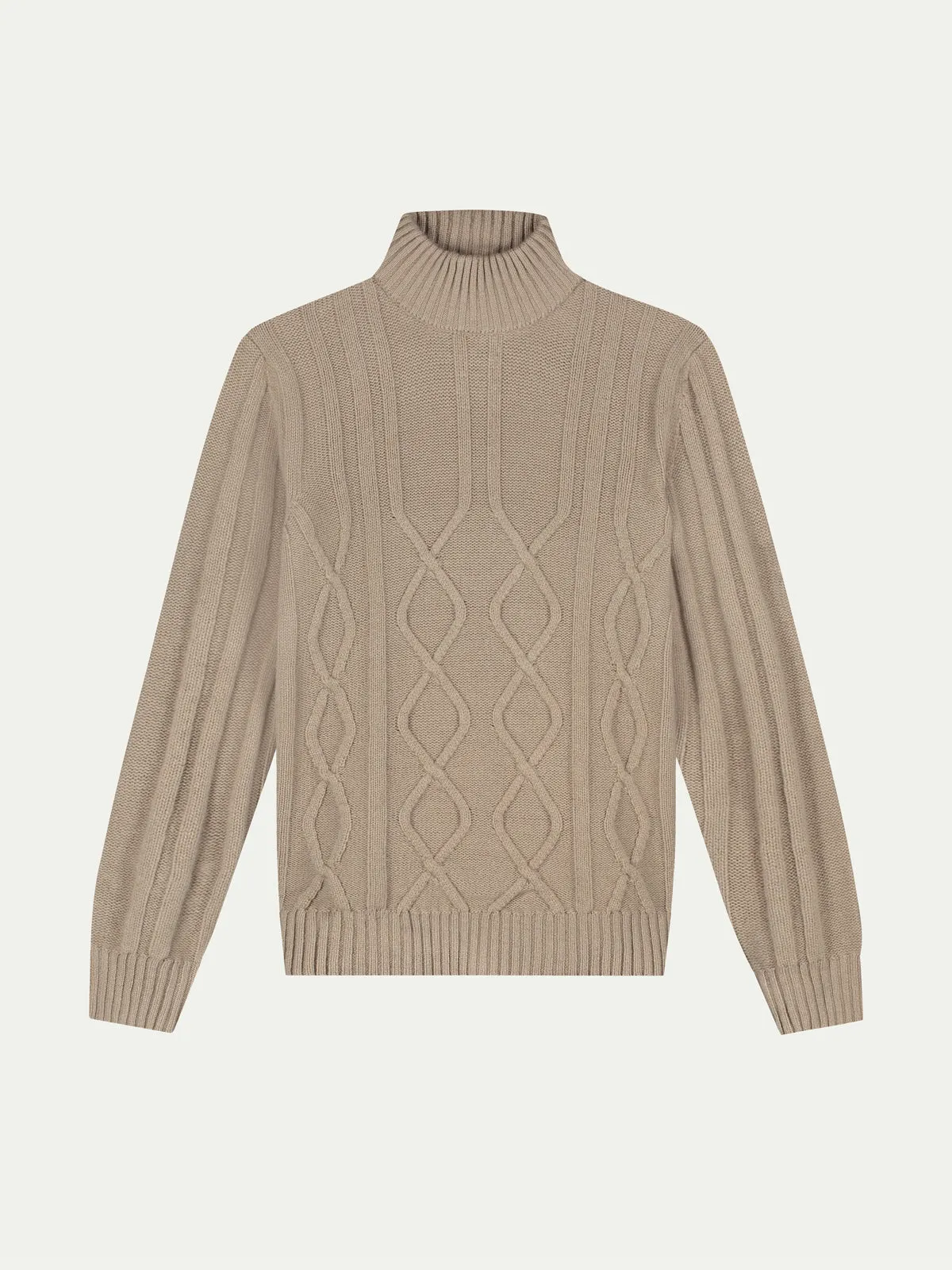 Mockneck Taupe sold by Aurelien