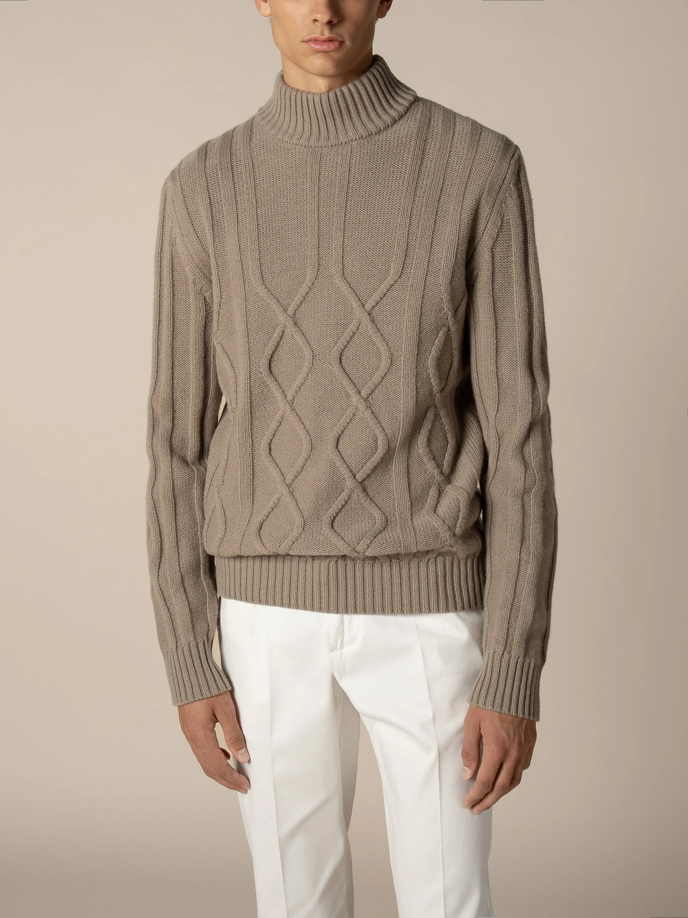 Mockneck Taupe sold by Aurelien product image thumbnail 2