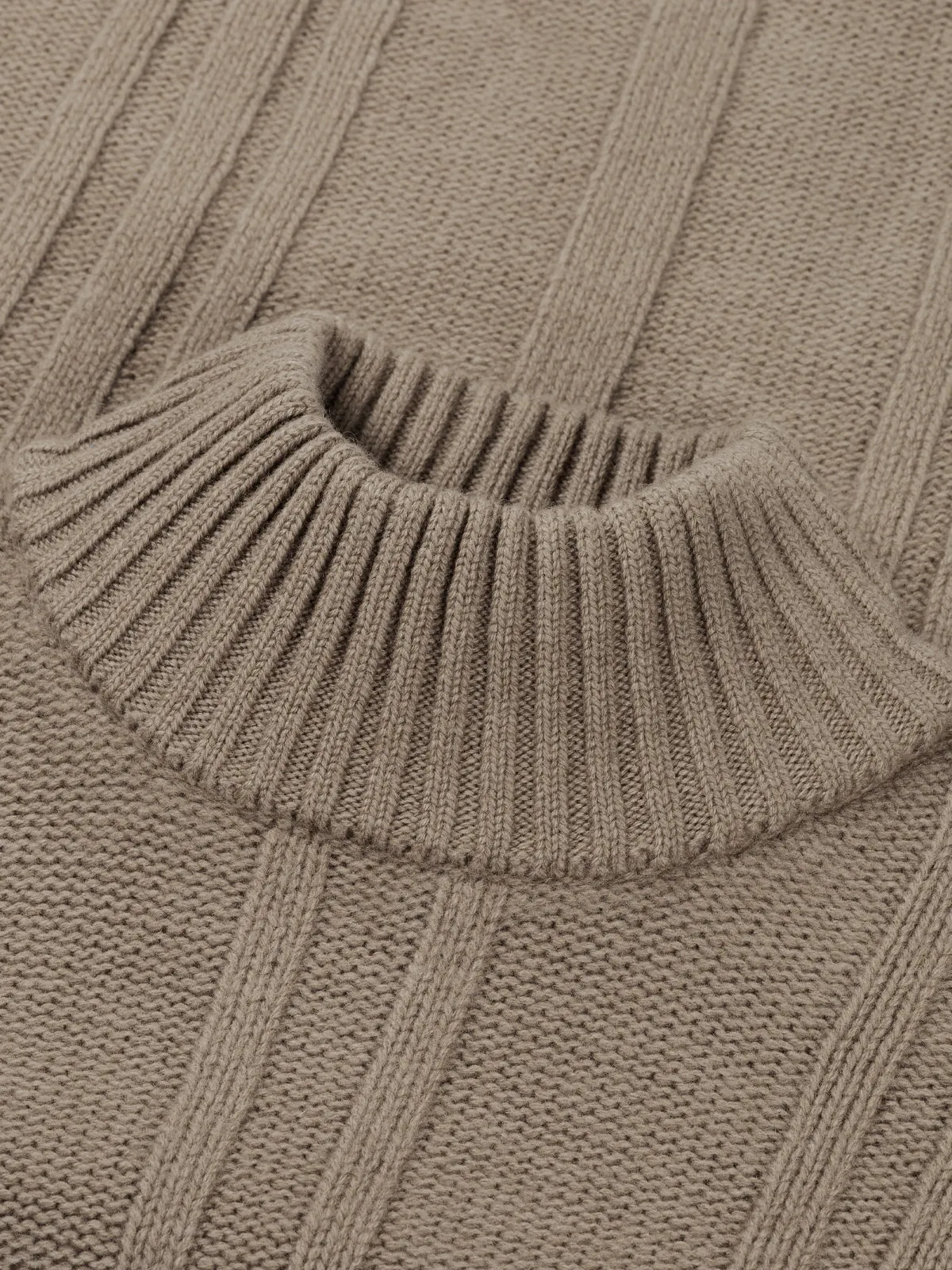 Mockneck Taupe sold by Aurelien product image thumbnail 3