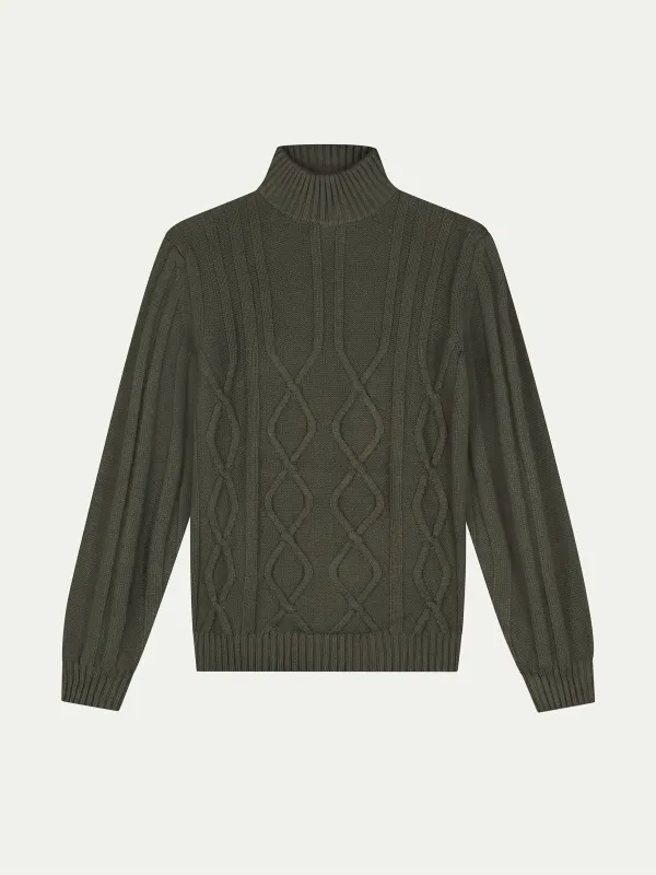 Mockneck Olive made by Aurelien
