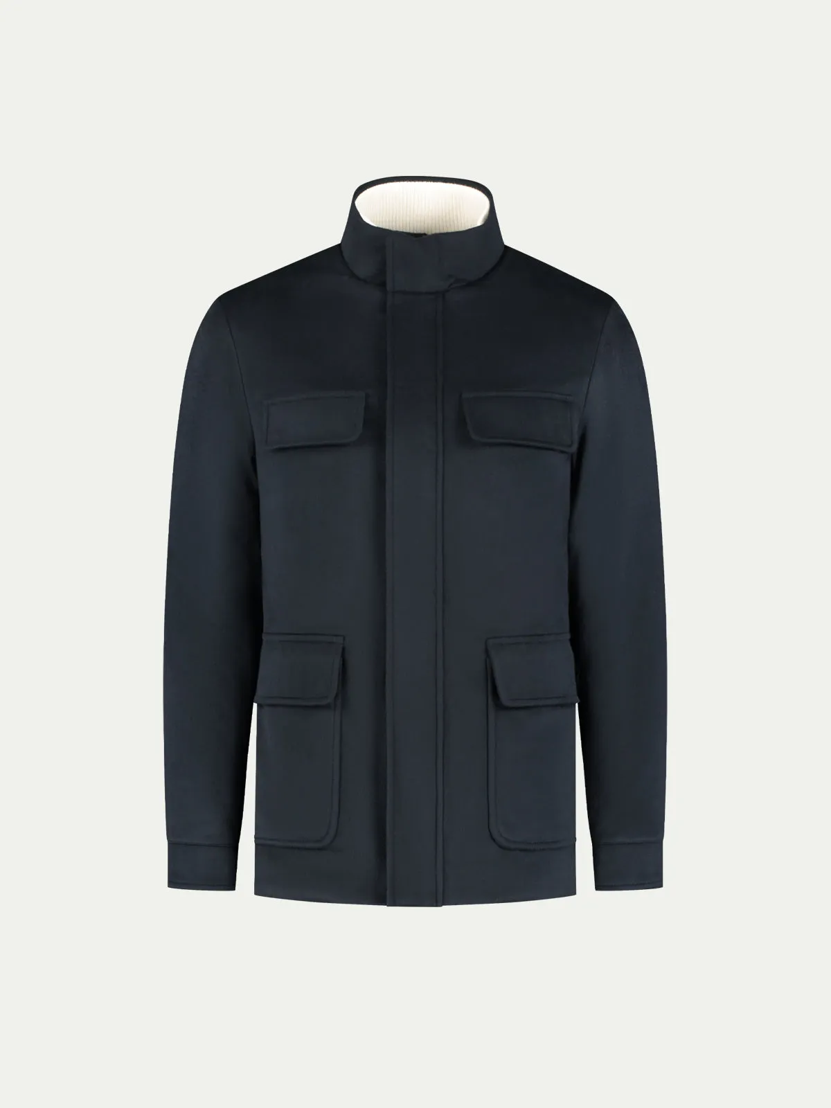 Navy Field Jacket sold by Aurelien