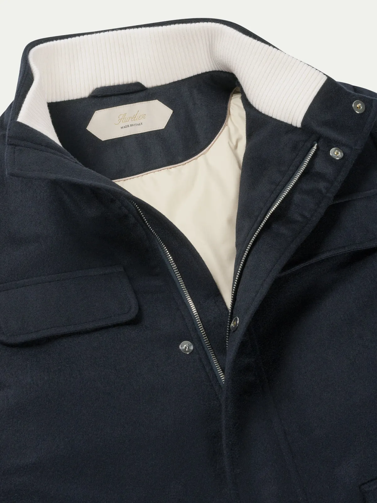 Navy Field Jacket sold by Aurelien product image thumbnail 2