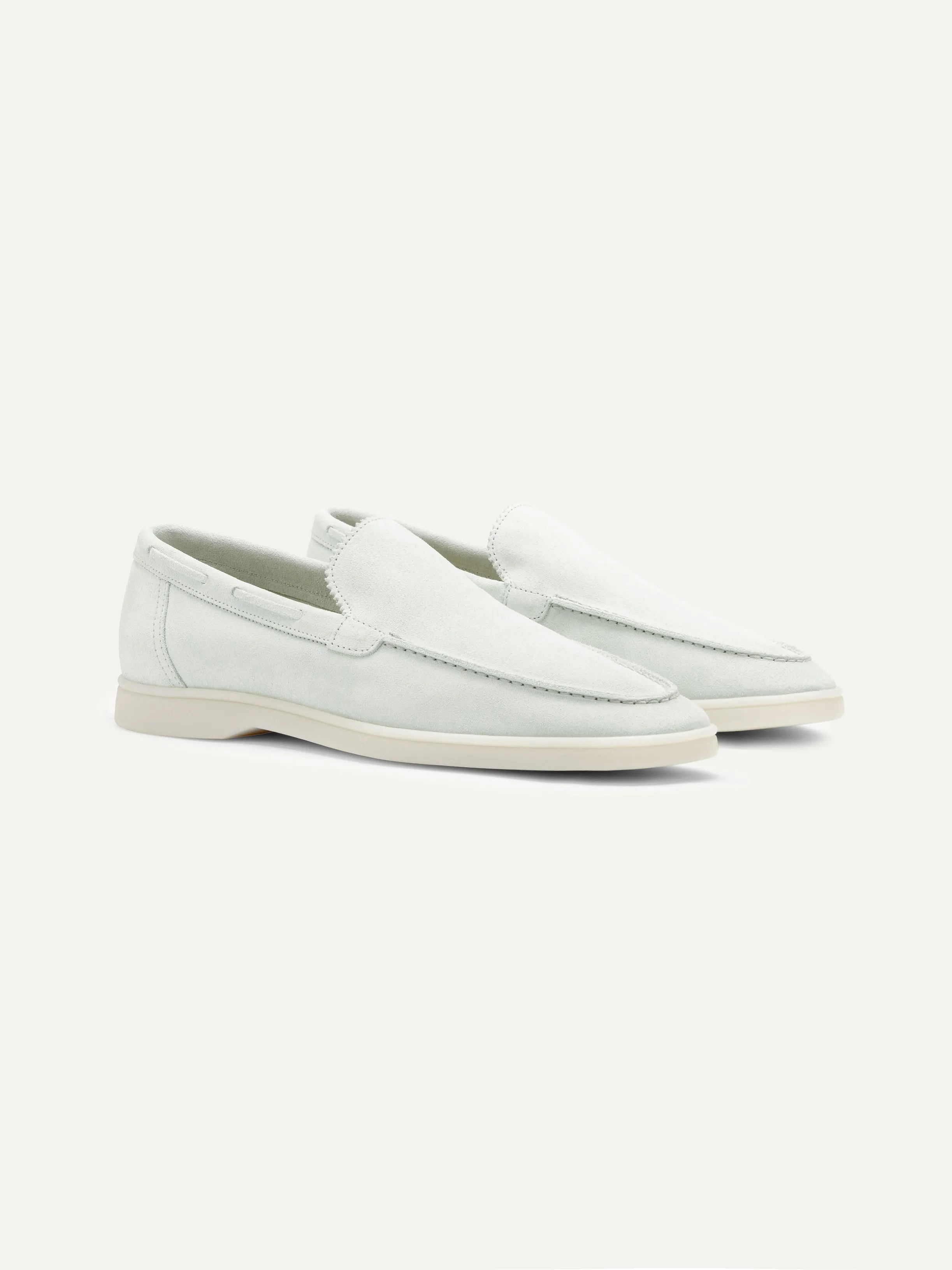 Light Aqua Yacht Loafers sold by Aurelien