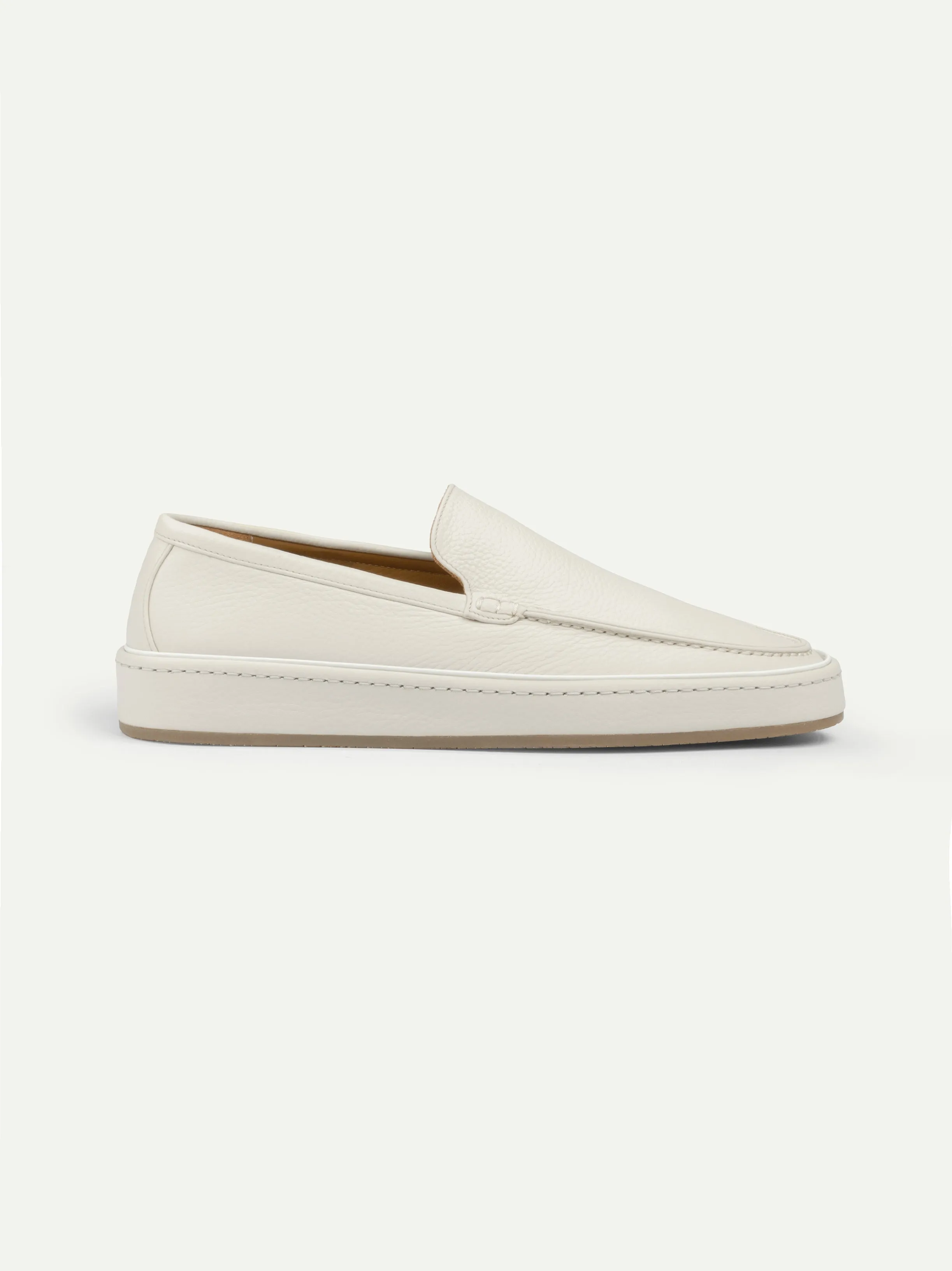 Ivory Grain Voyager Loafer sold by Aurelien product image thumbnail 5