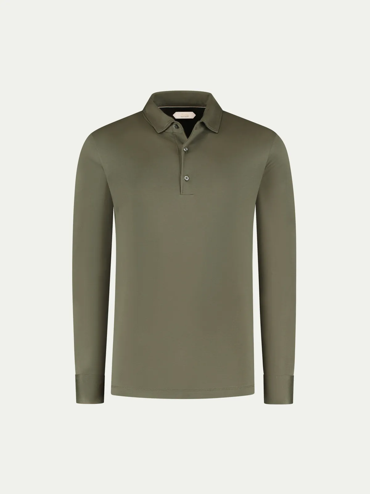 AUR1 Longsleeve Polo Olive sold by Aurelien