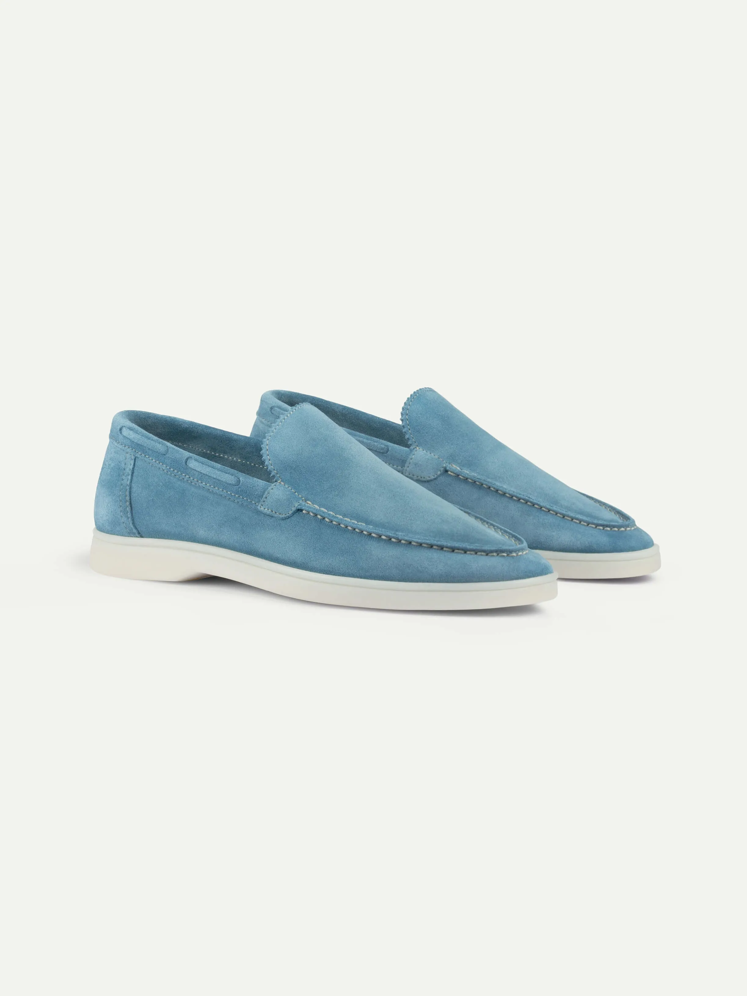 Lady Aegean Blue Yacht Loafers sold by Aurelien
