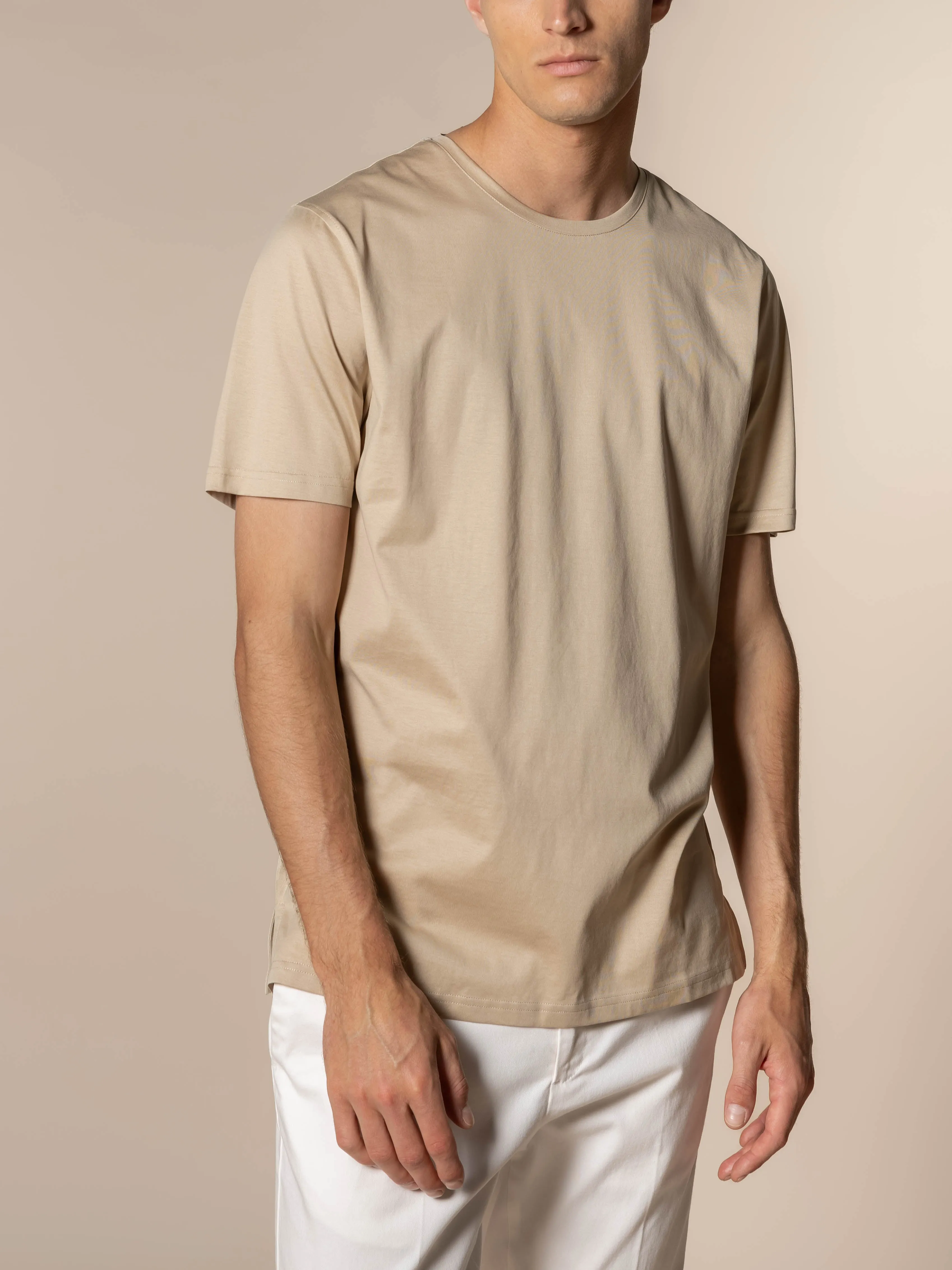 Light Beige Classic T-Shirt sold by Aurelien product image thumbnail 2
