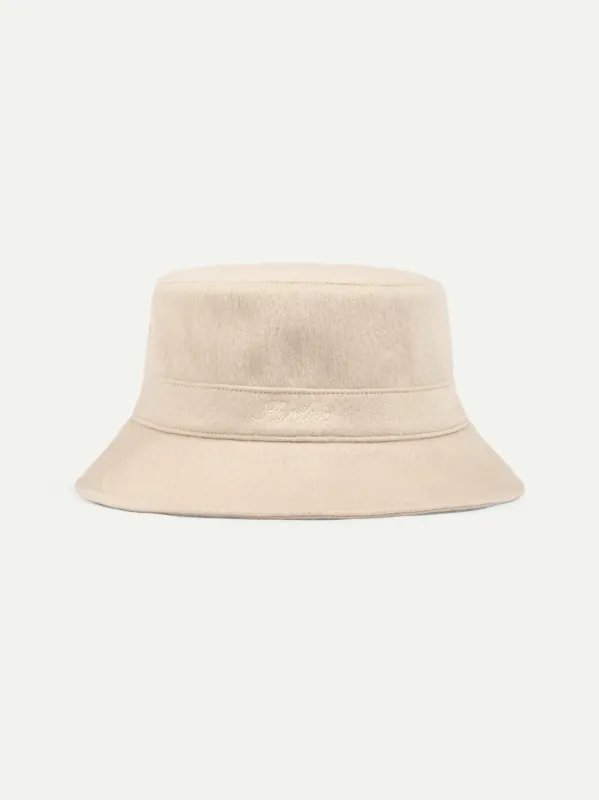 Light Beige Bucket Hat made by Aurelien