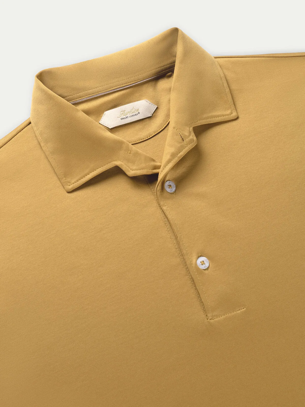 AUR1 Longsleeve Polo Saffron sold by Aurelien product image thumbnail 3