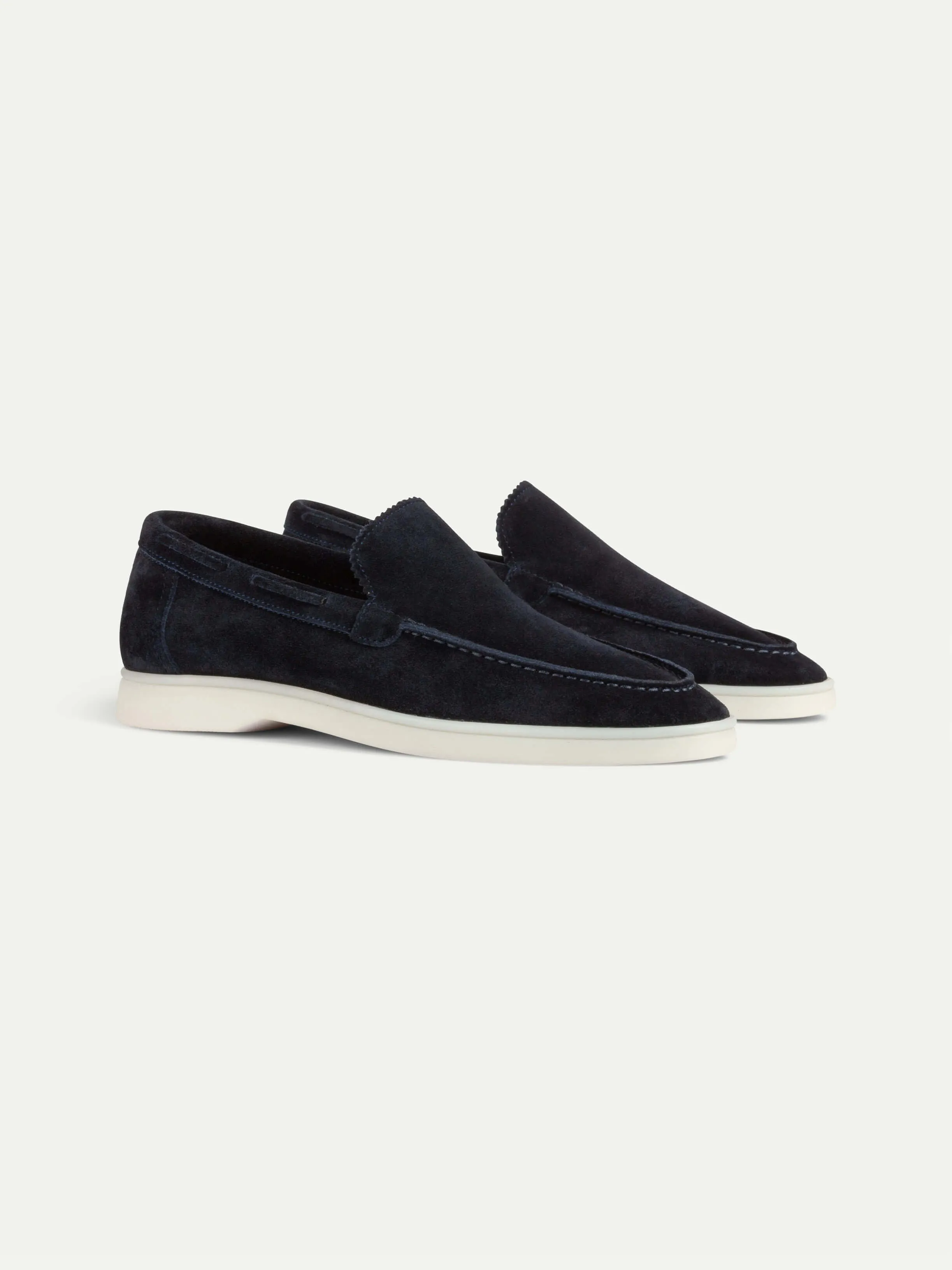 Lady Dark Blue Yacht Loafers sold by Aurelien