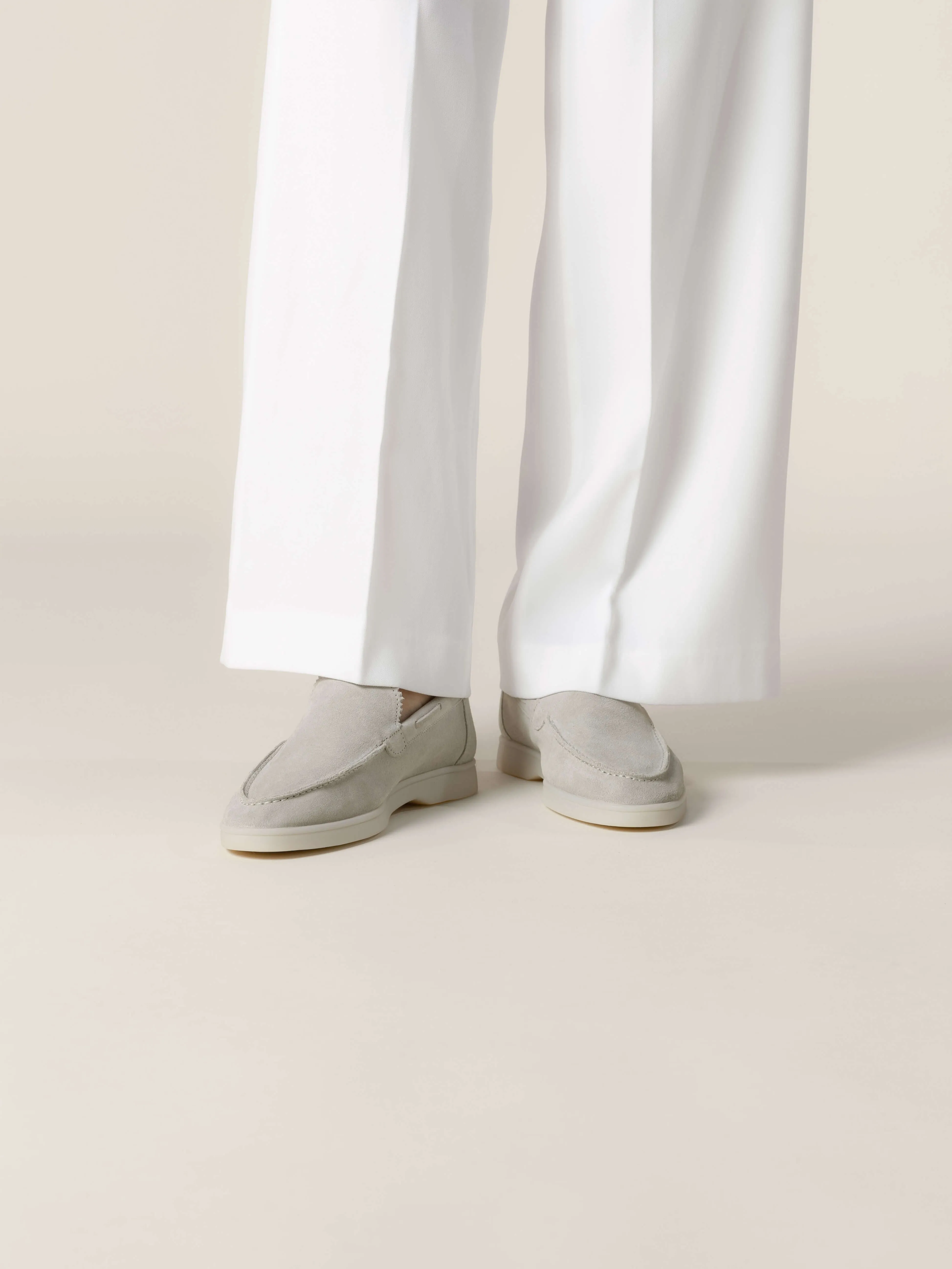 Lady Classic Grey Yacht Loafers sold by Aurelien product image thumbnail 2