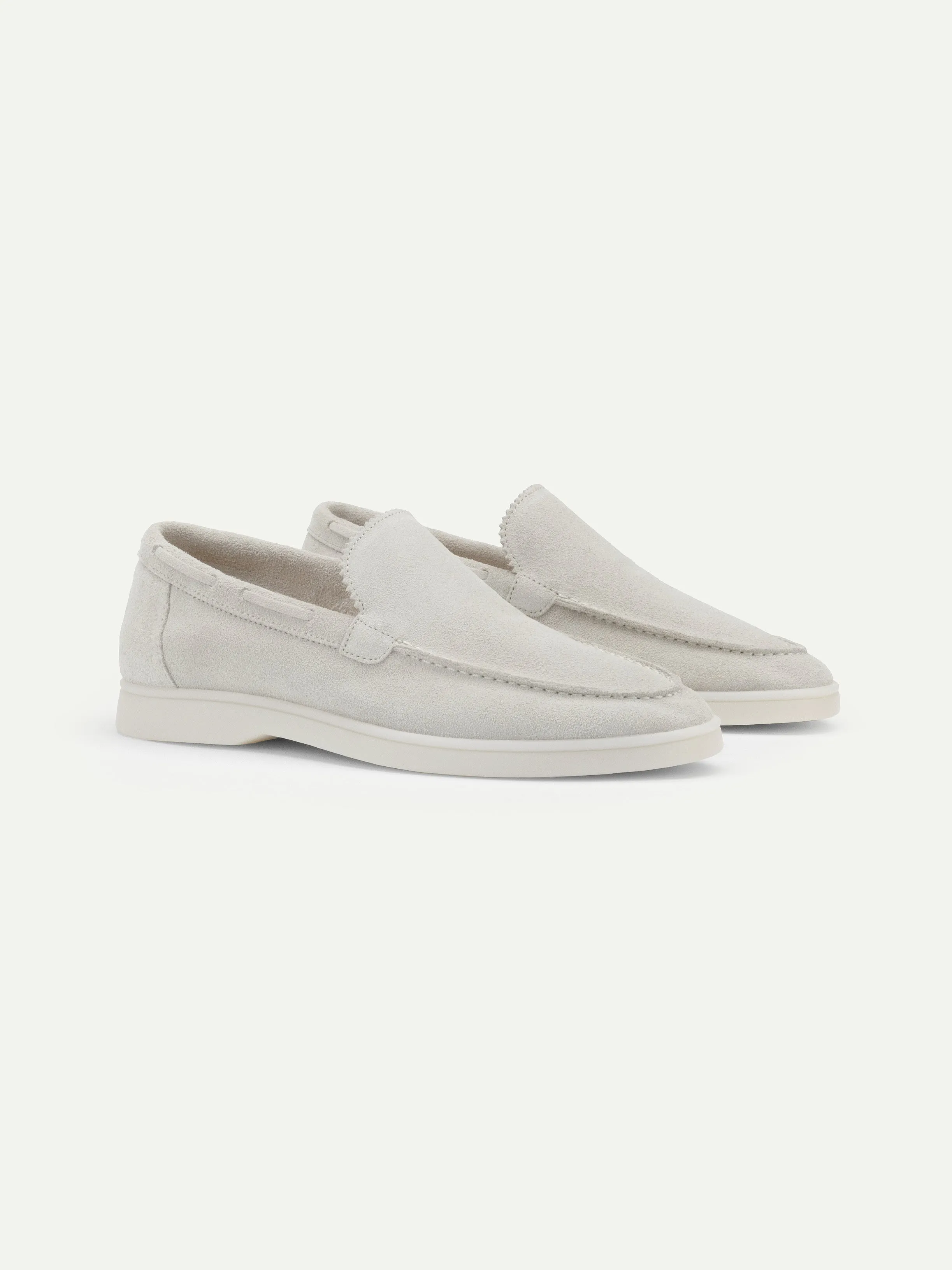 Lady Classic Grey Yacht Loafers sold by Aurelien