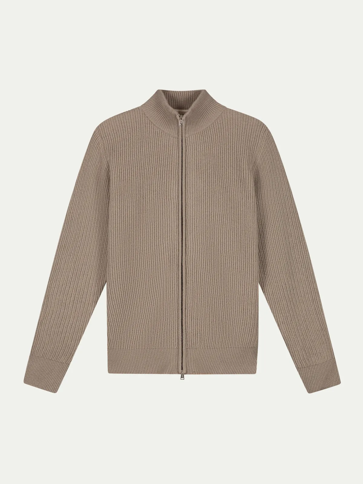 Taupe Rib Vest sold by Aurelien