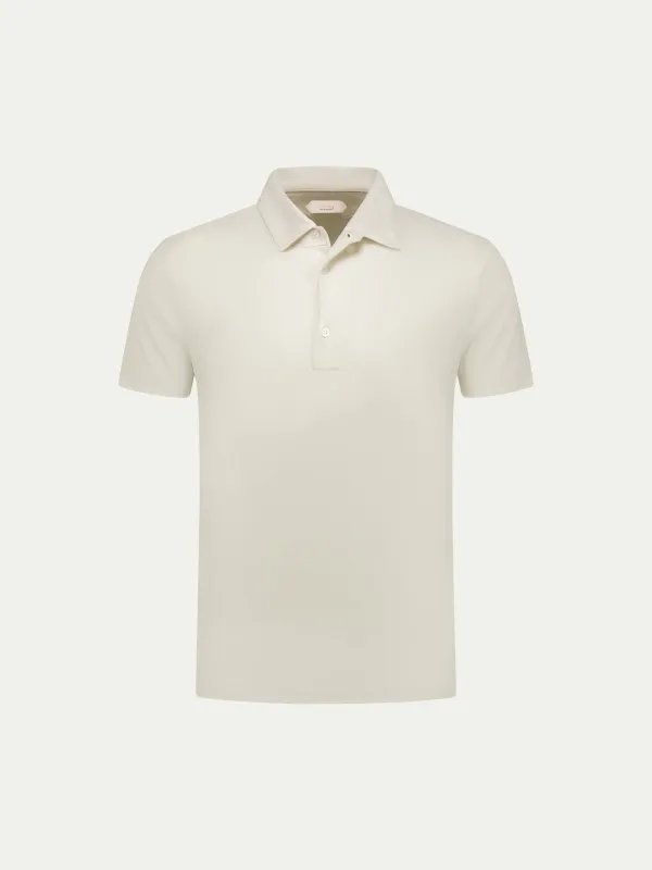 AUR1 Polo Ecru made by Aurelien
