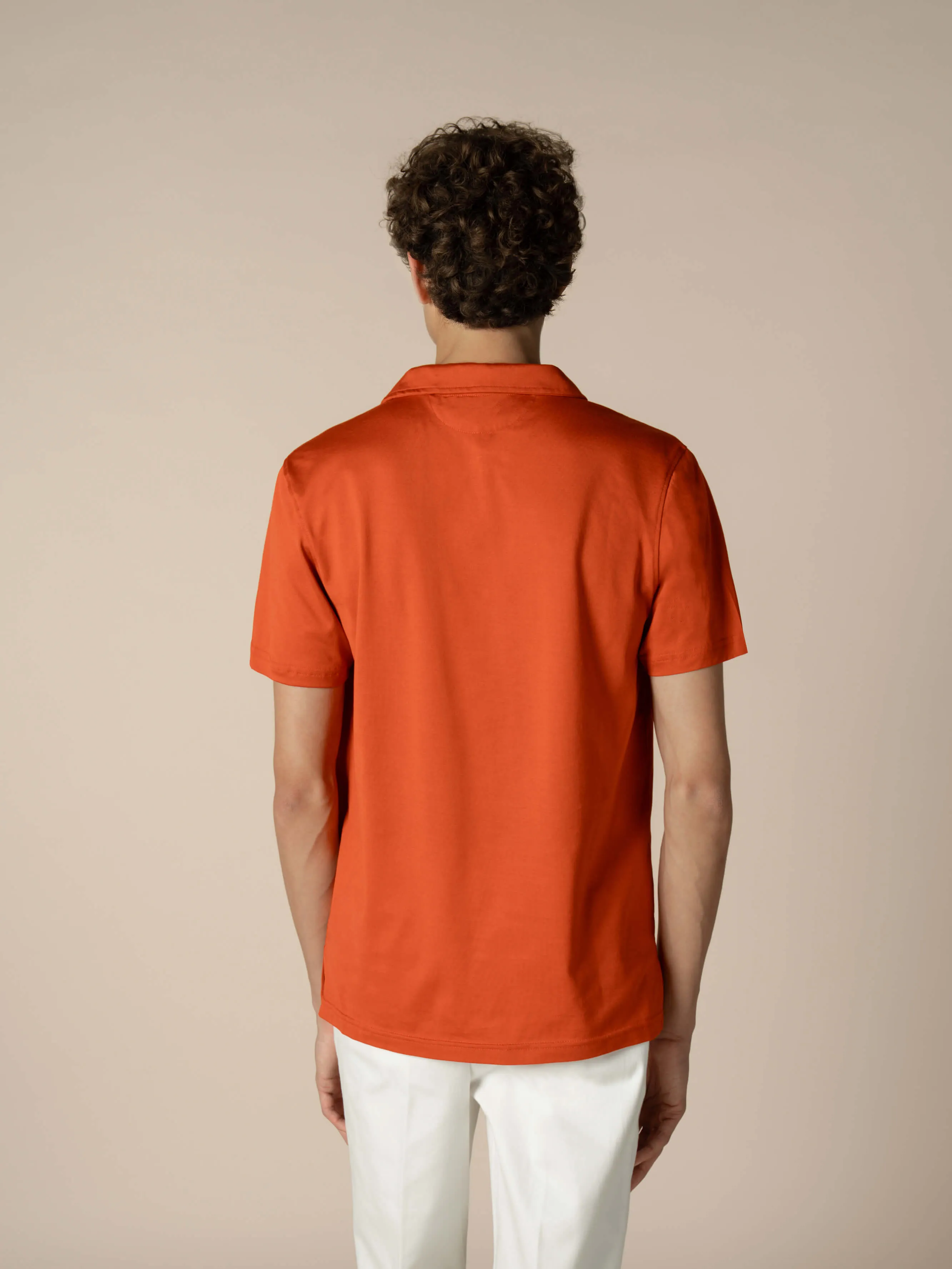 Sienna Buttonless Polo Shirt sold by Aurelien product image thumbnail 5