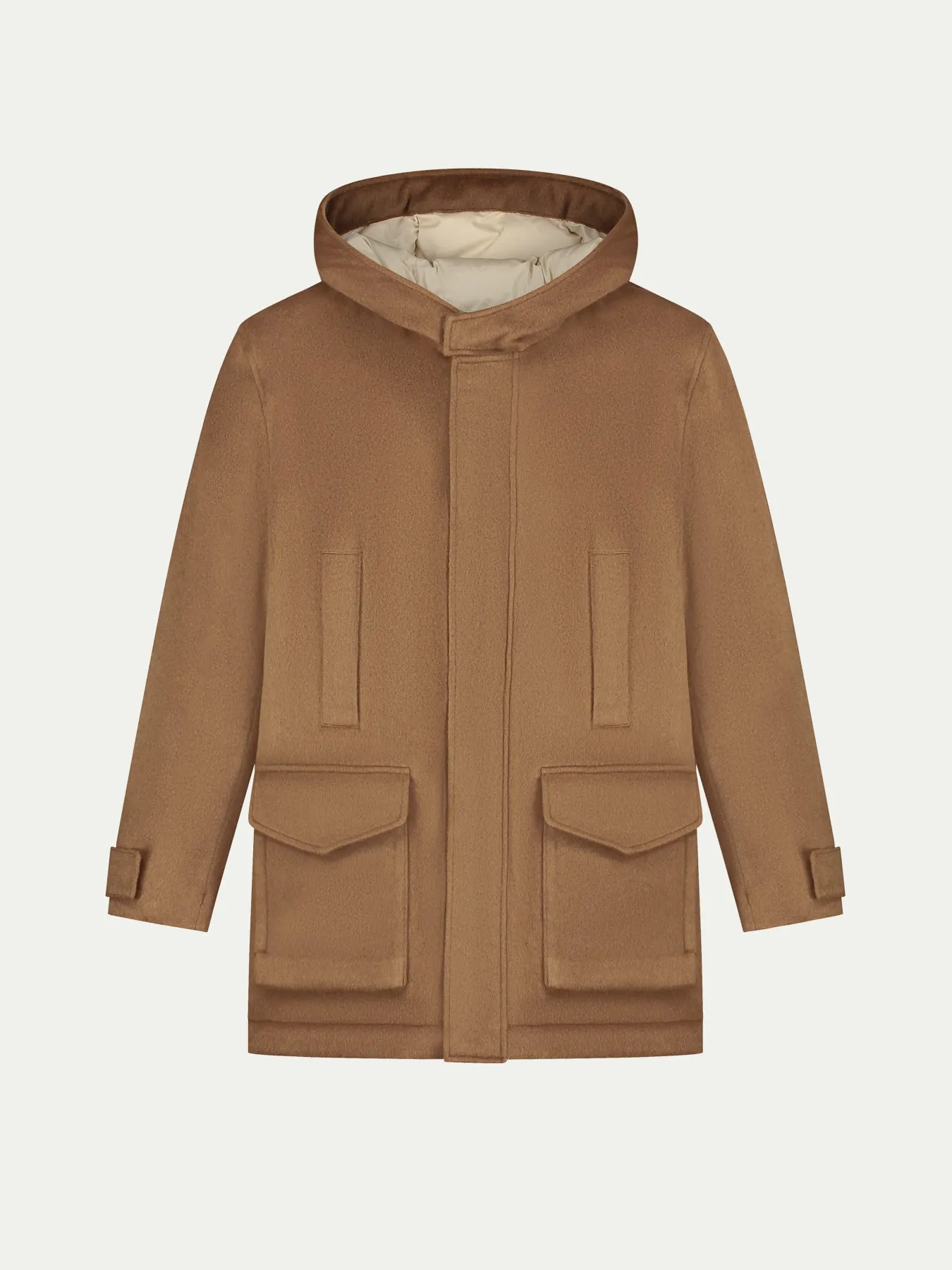 Caramel Wintertime Parka sold by Aurelien
