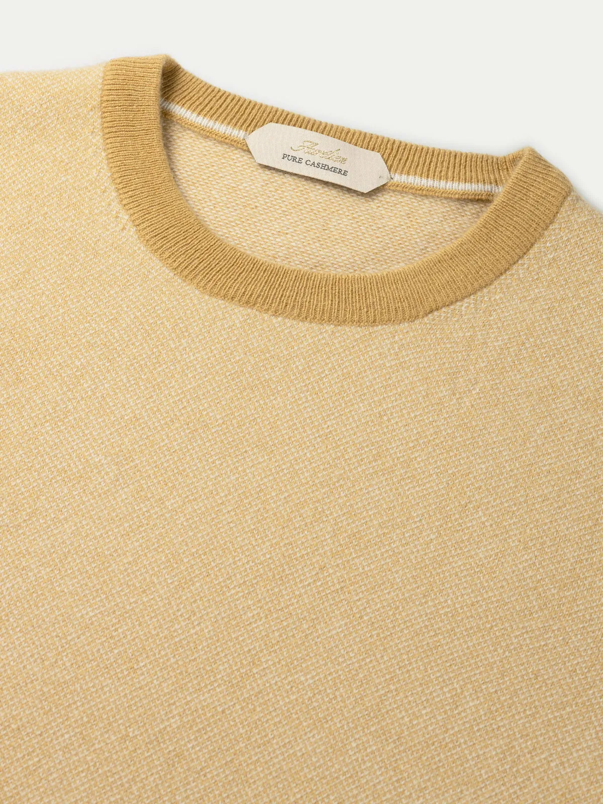 Mustard Jaquard Crew sold by Aurelien product image thumbnail 3