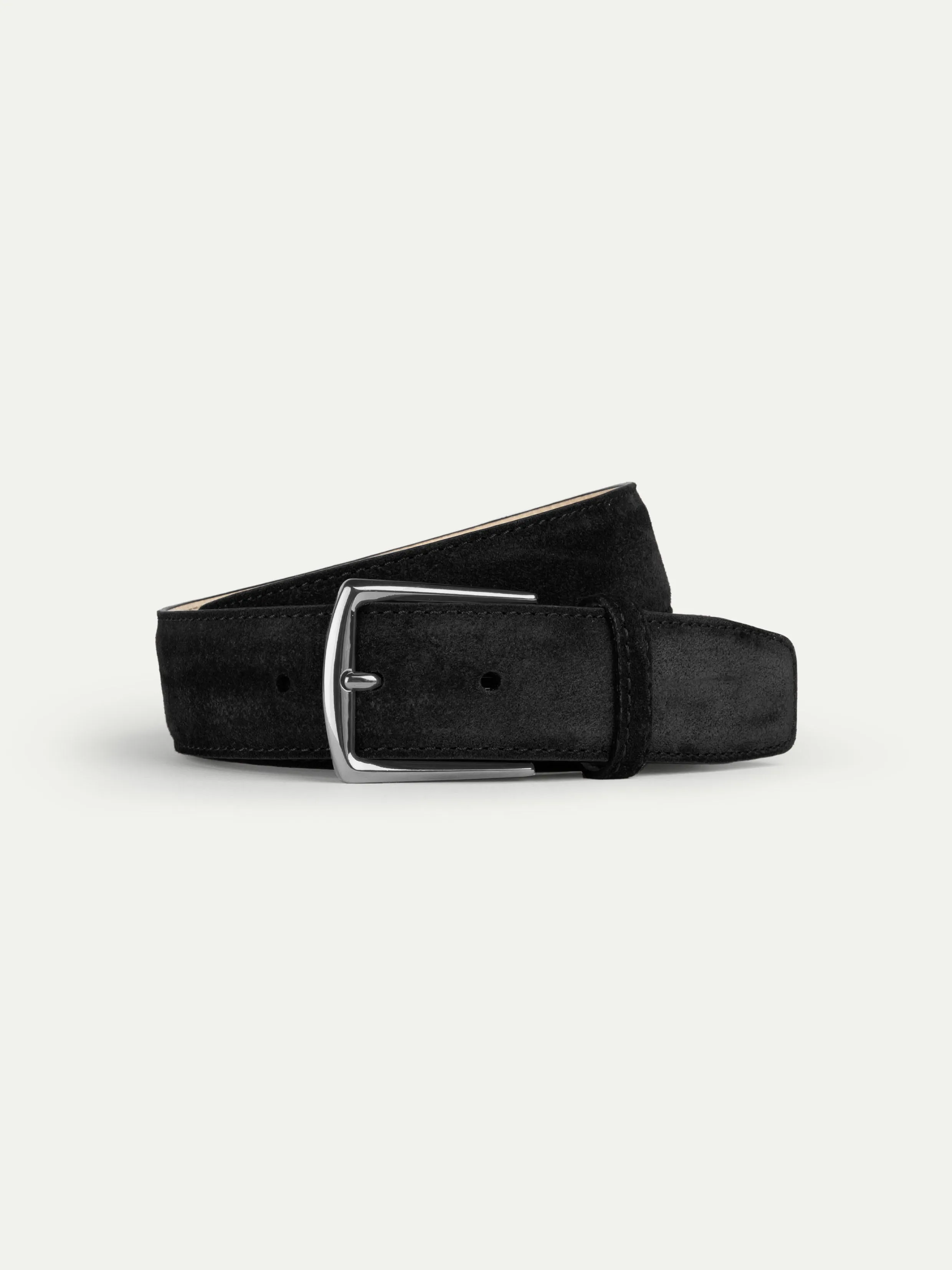 Black Suede Leather Belt sold by Aurelien
