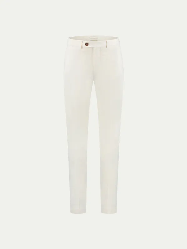 Ivory Metropolitan Trousers made by Aurelien