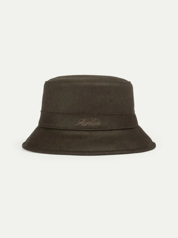 Olive Bucket Hat made by Aurelien