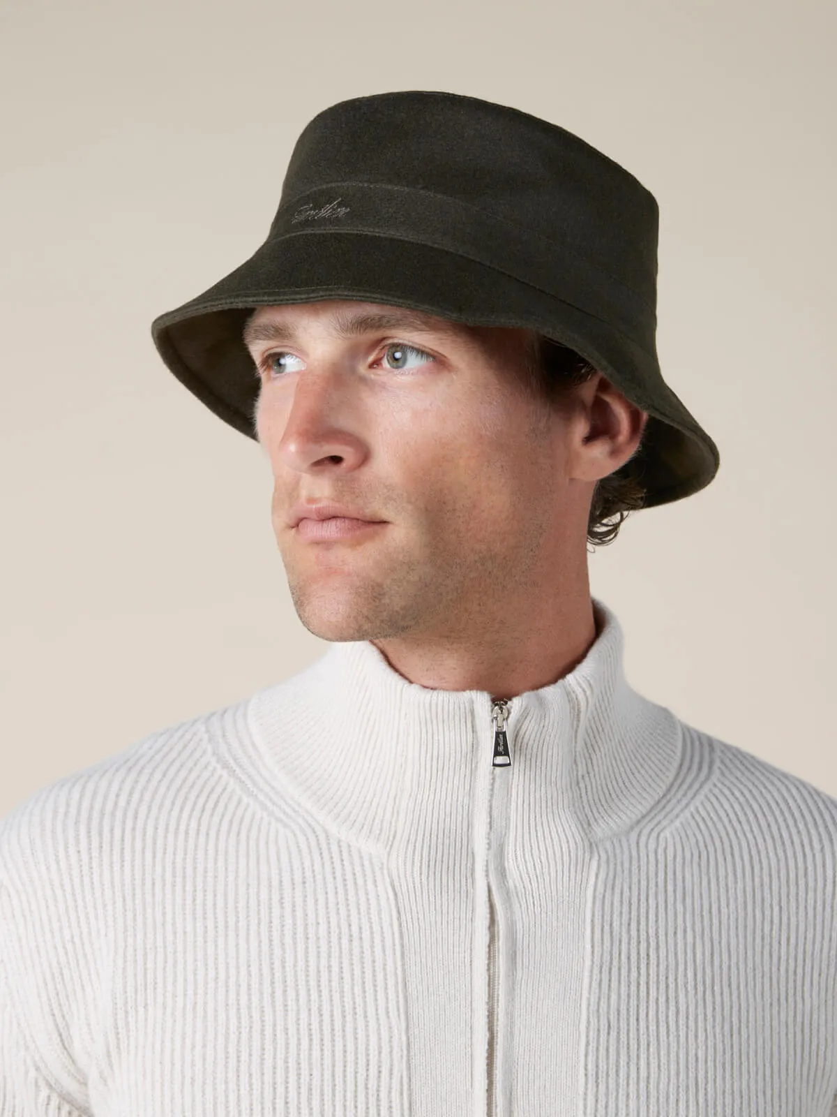 Olive Bucket Hat sold by Aurelien product image thumbnail 2