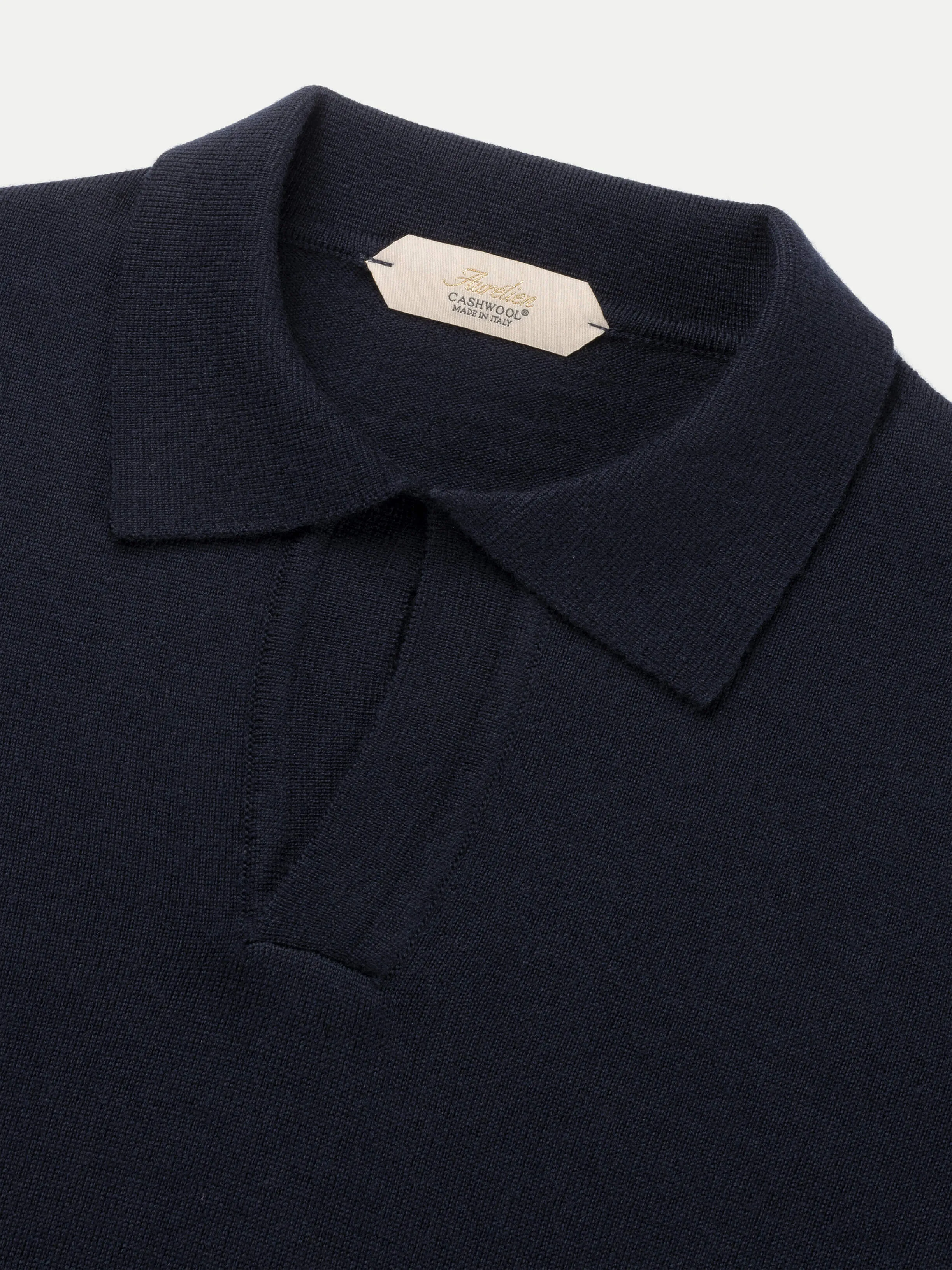 Buttonless AUR1 Polo Navy sold by Aurelien product image thumbnail 3