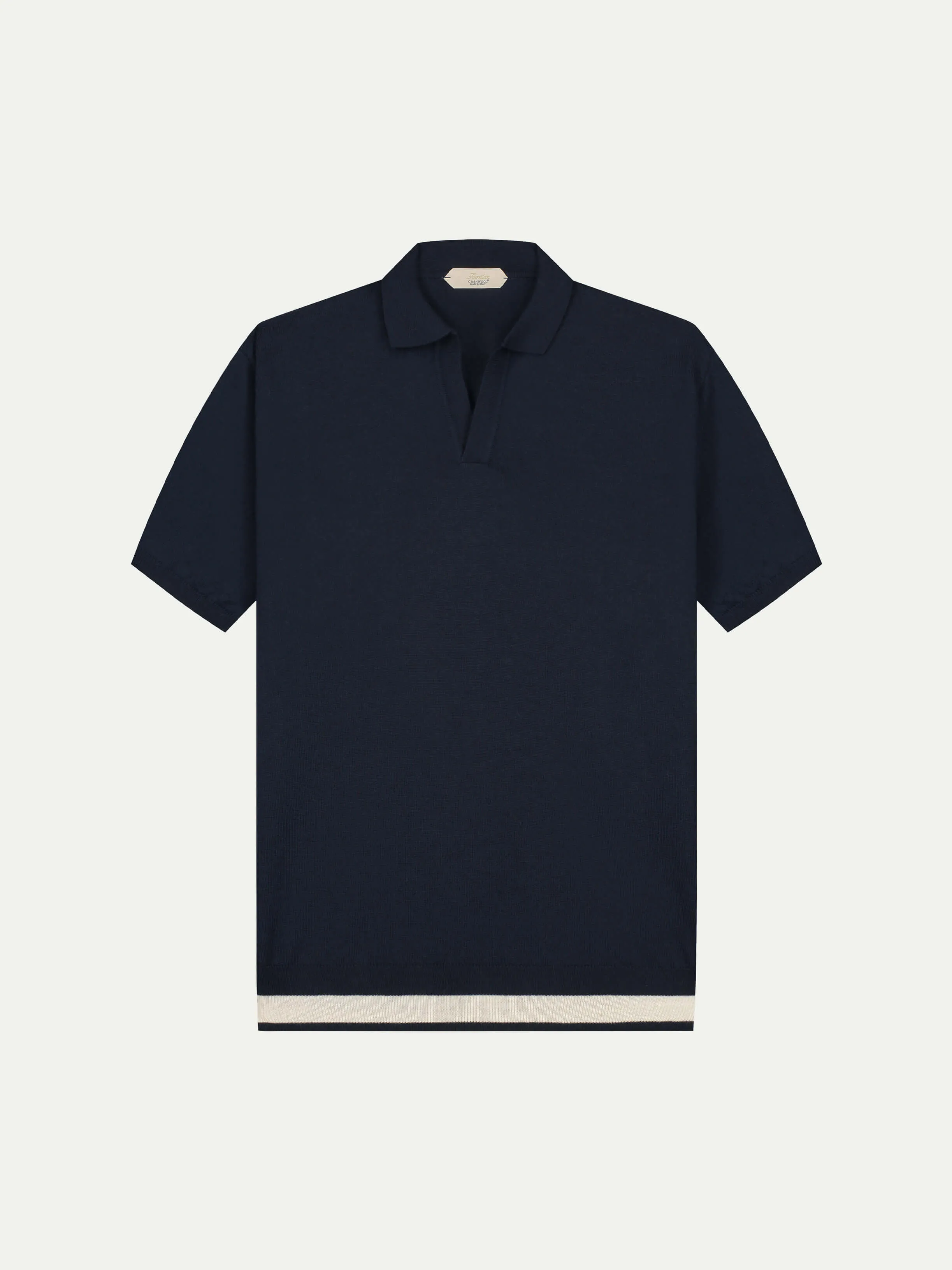 Buttonless AUR1 Polo Navy sold by Aurelien