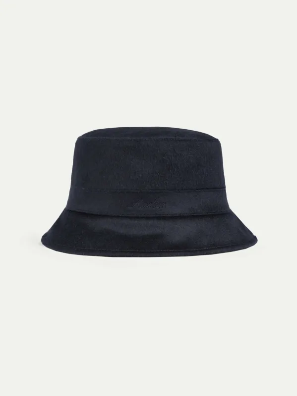 Navy Bucket Hat made by Aurelien