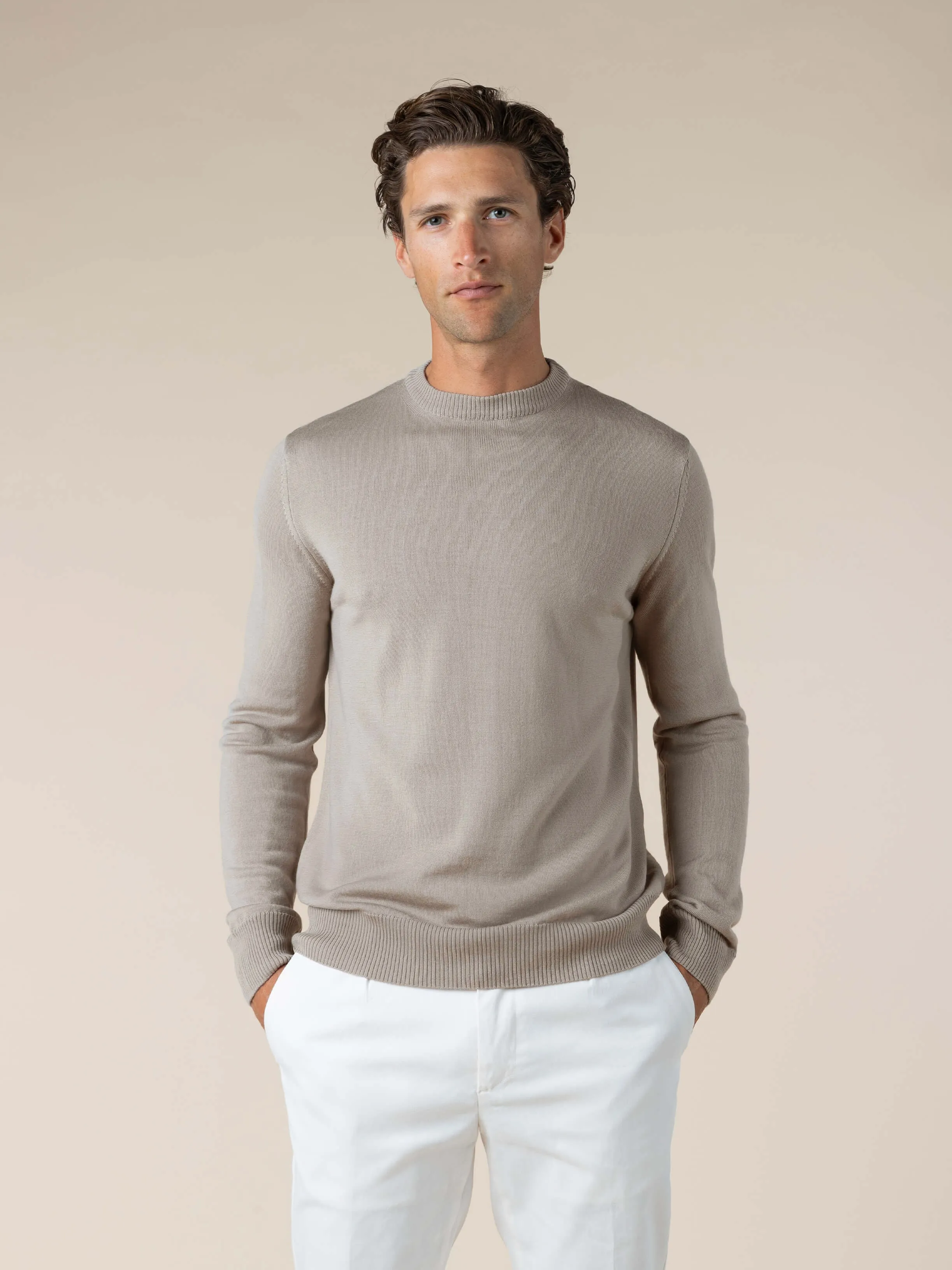 Greige City Crew sold by Aurelien product image thumbnail 2